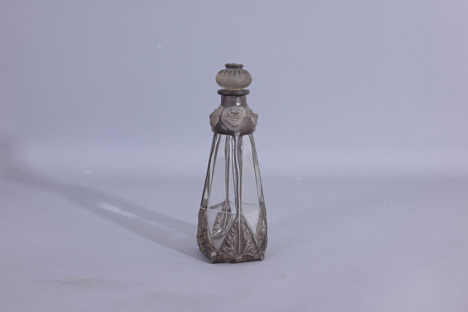 Vintage Czech Glass Perfume Bottle (1 of 5)