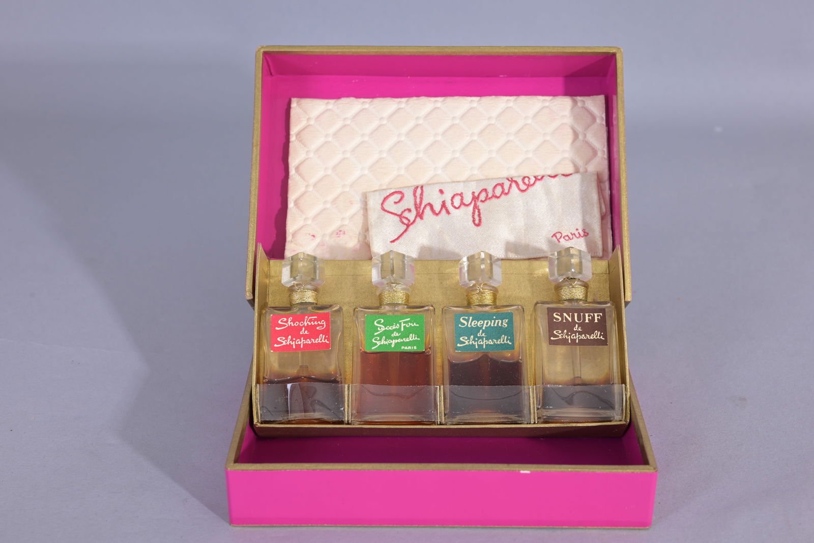 Set of Schiaparelli of Mini Perfume Bottles (1 of 3)