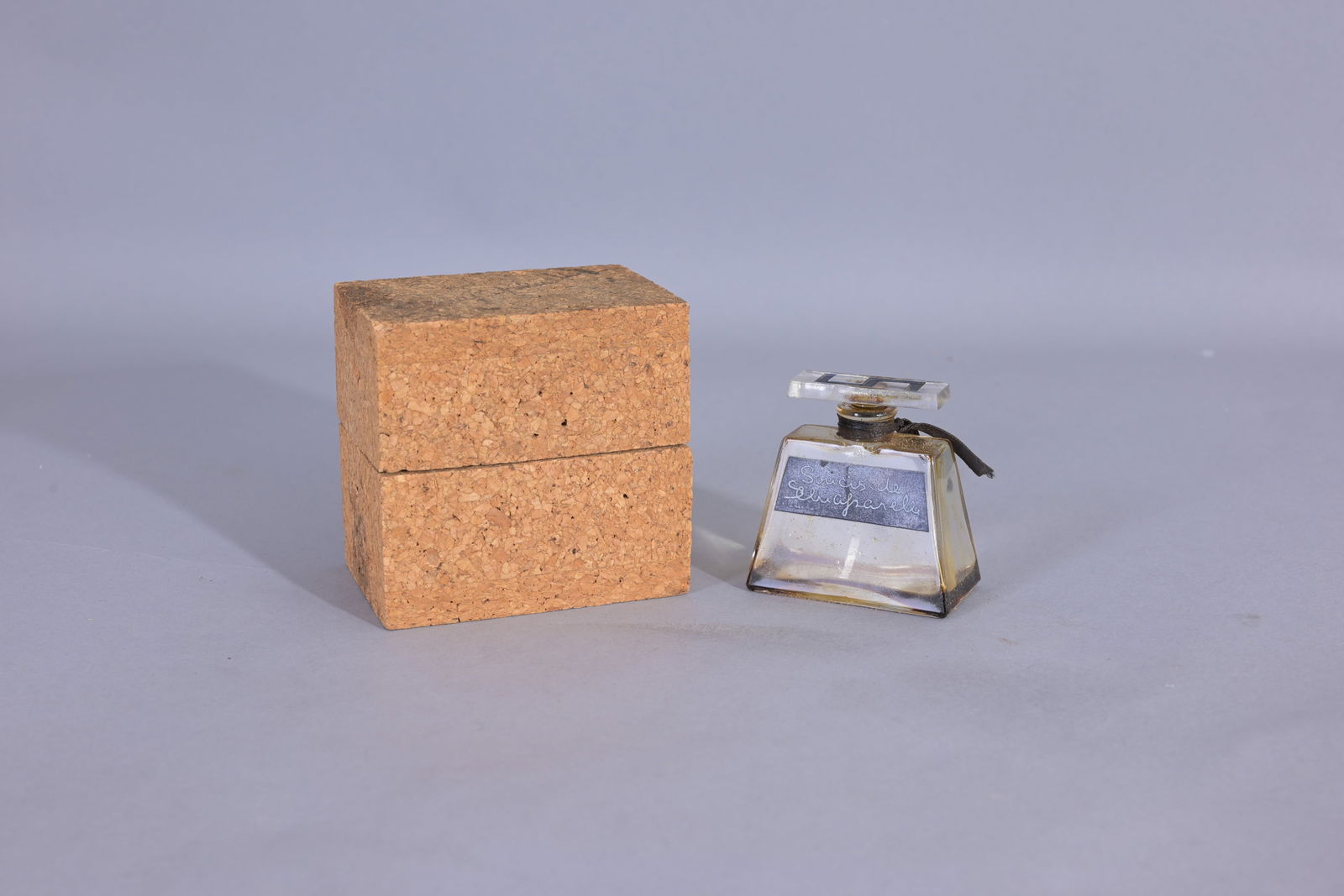 Schiaparelli 'Soucis' Perfume Bottle w/ Box (1 of 4)