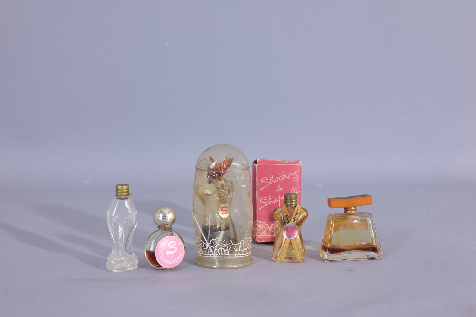(5) Schiaparelli Mini Perfume Bottles (1 of 3)