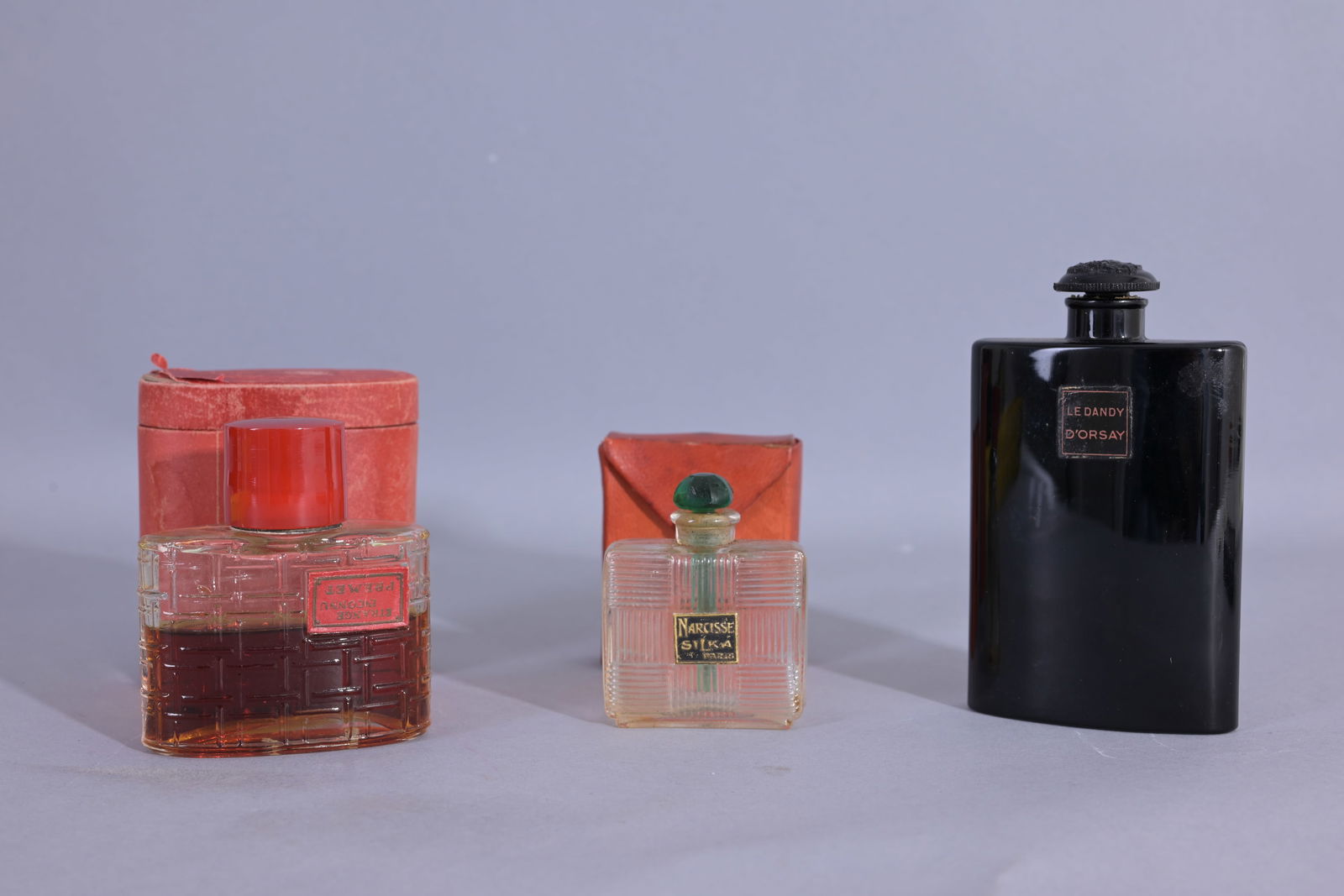(3) Assorted Vintage Glass Perfume Bottles (1 of 5)