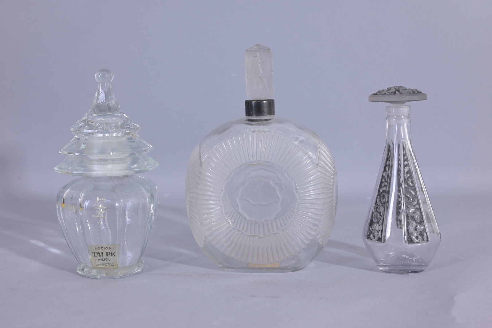 (3) Assorted Vintage Glass Perfume Bottles (1 of 7)