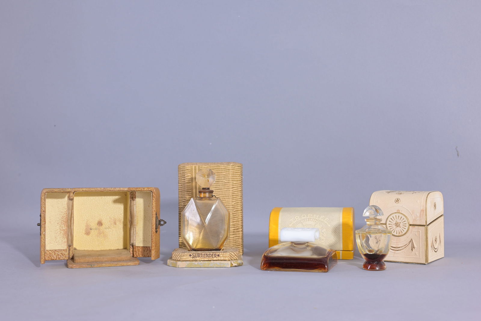 (3) Assorted Vintage Glass Perfume Bottles (1 of 3)