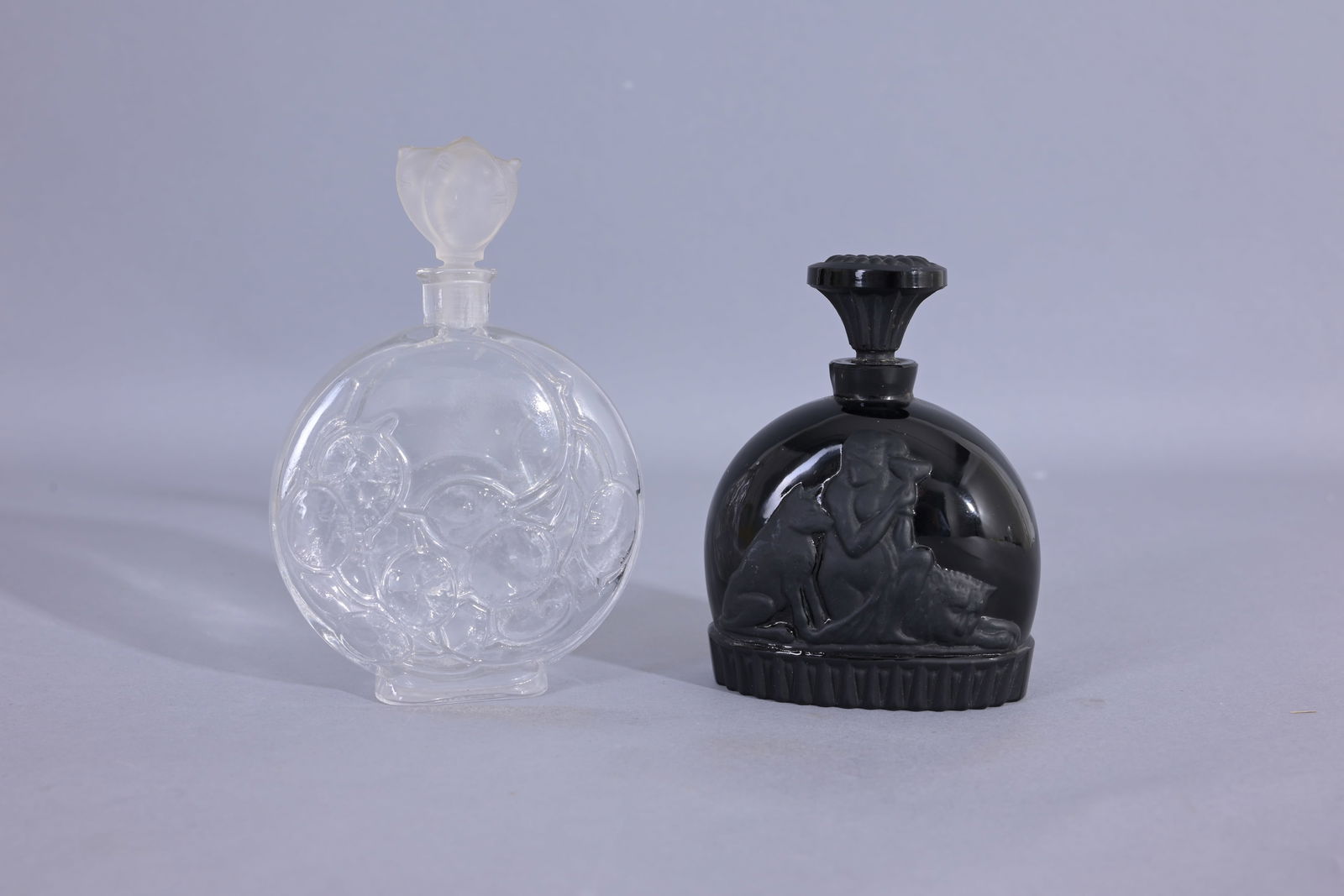 (2) Assorted Vintage Glass Perfume Bottles (1 of 6)