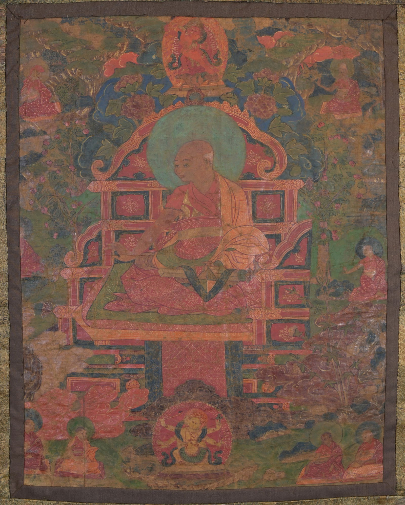 Early Antique TIbetan Thangka (1 of 10)