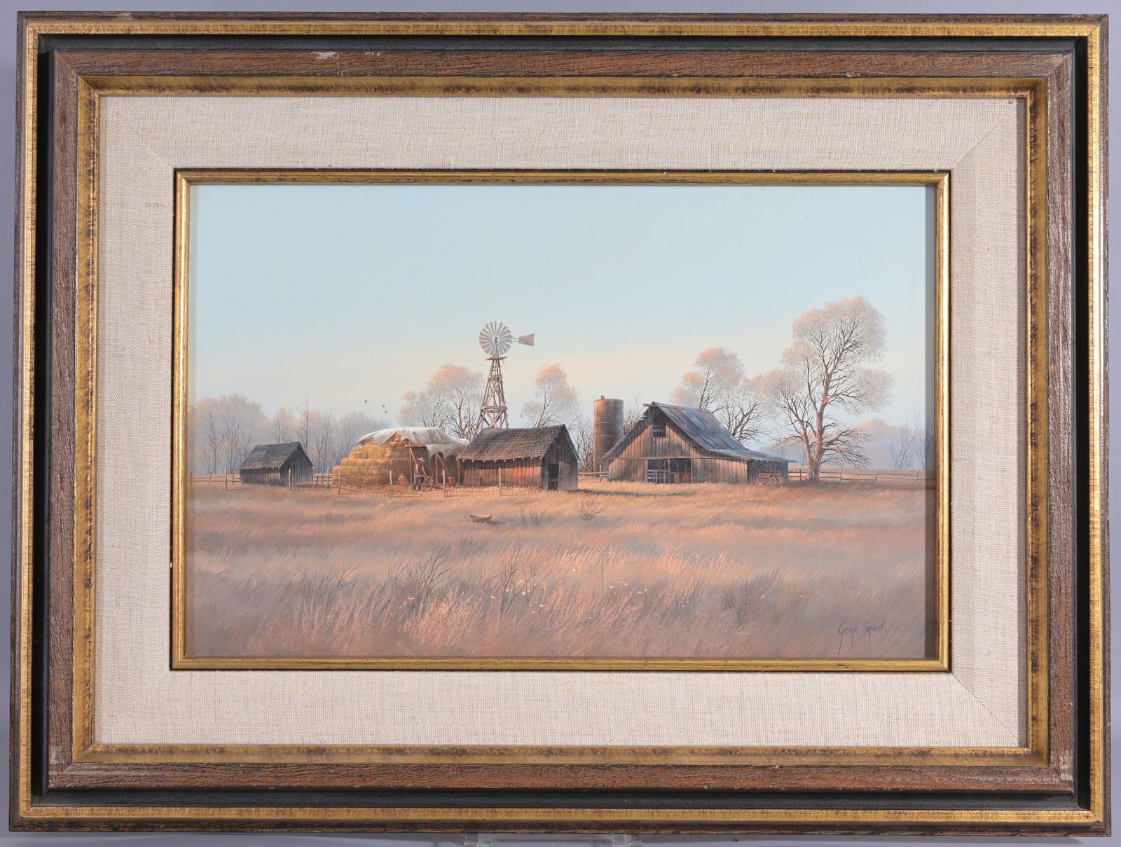 Gene Speck (b. 1937) 'Covered Hay' (1 of 5)