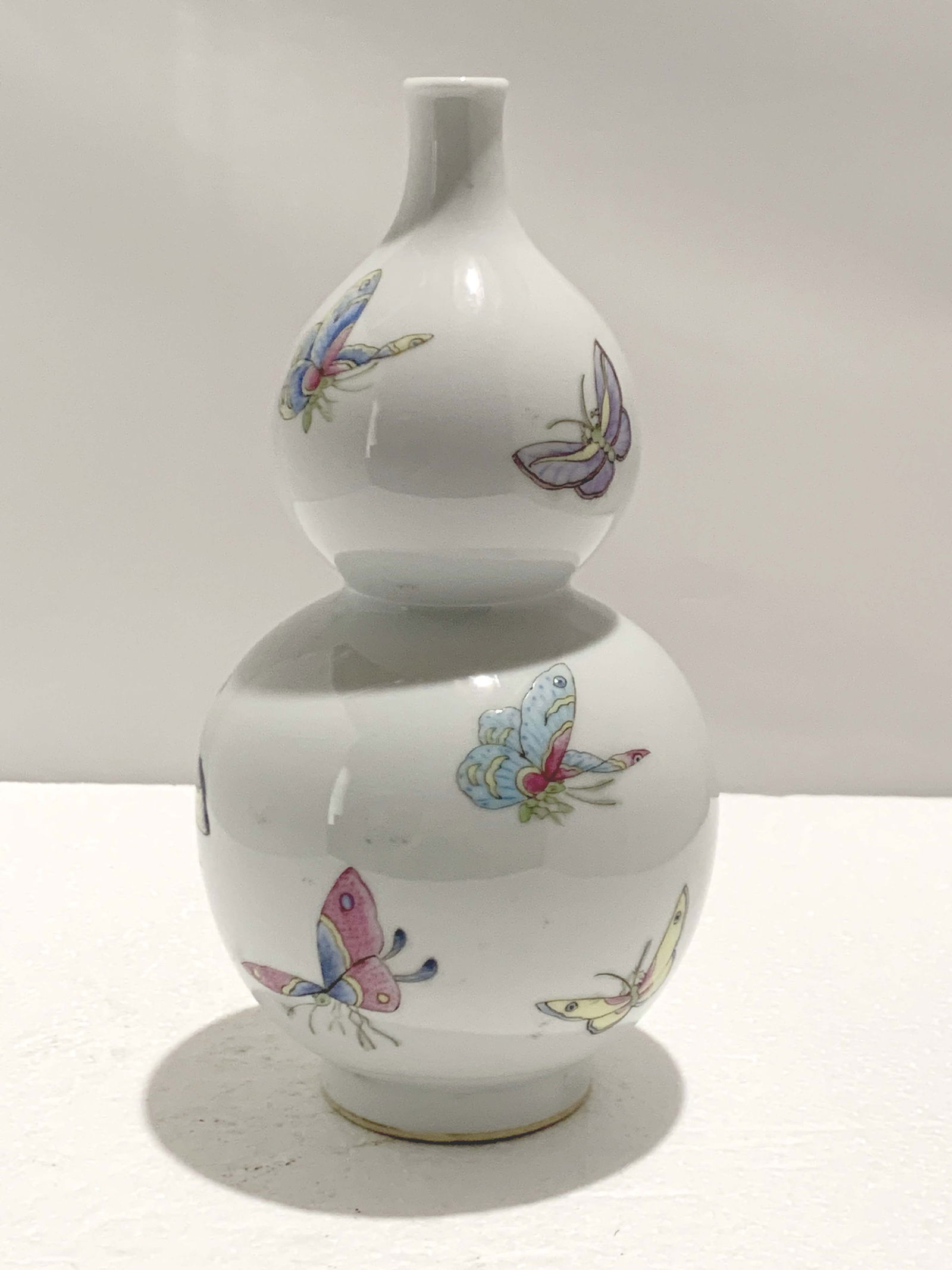 Chinese Famille Rose Vase: A Chinese Famille Rose Vase, Qianlong Mark, H. 22.3 cm THIS ITEM IS BEING OFFERED AT NO RESERVE