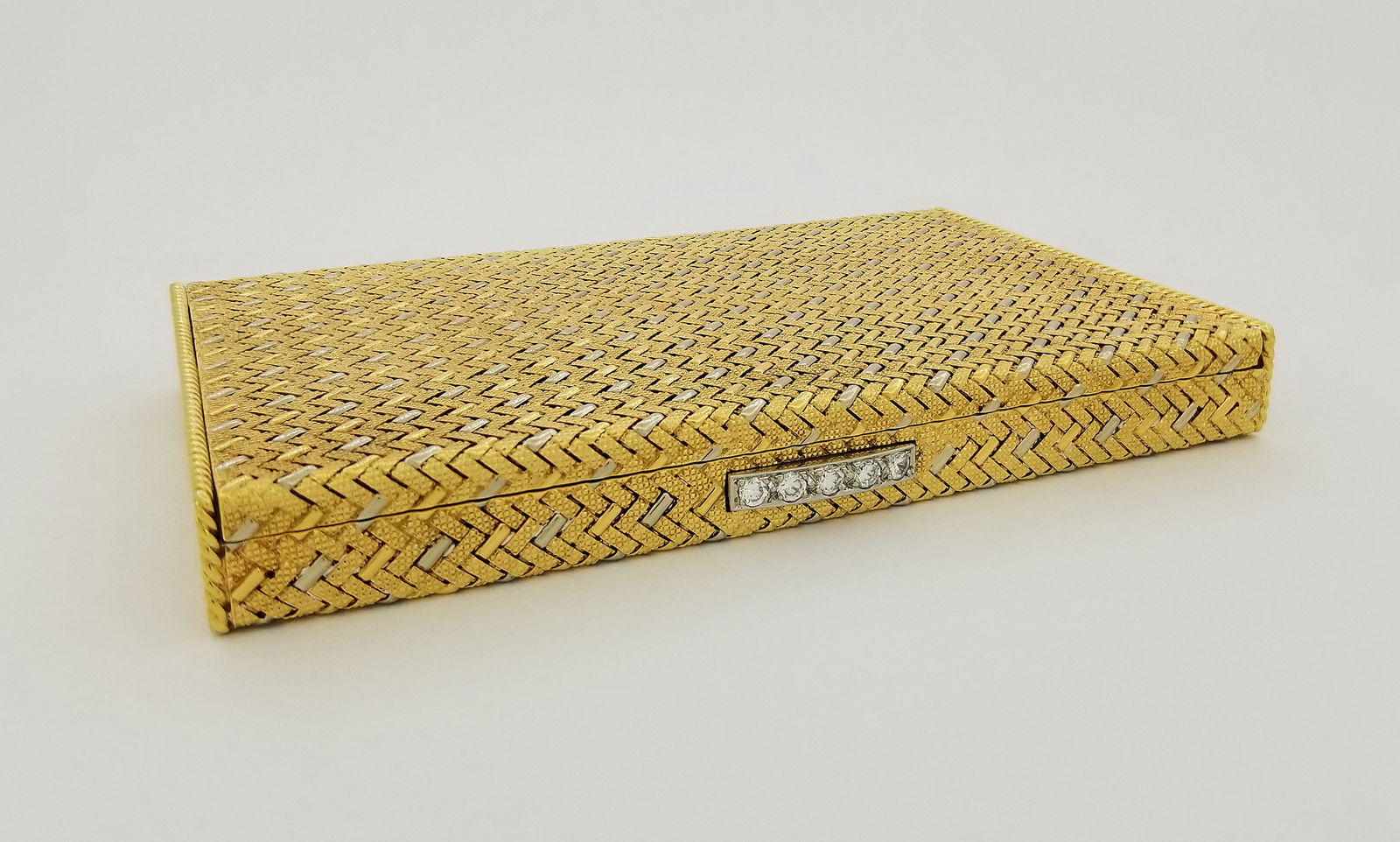 Chaumet, 18K Gold, Platinum & Diamond Compact (1 of 6)