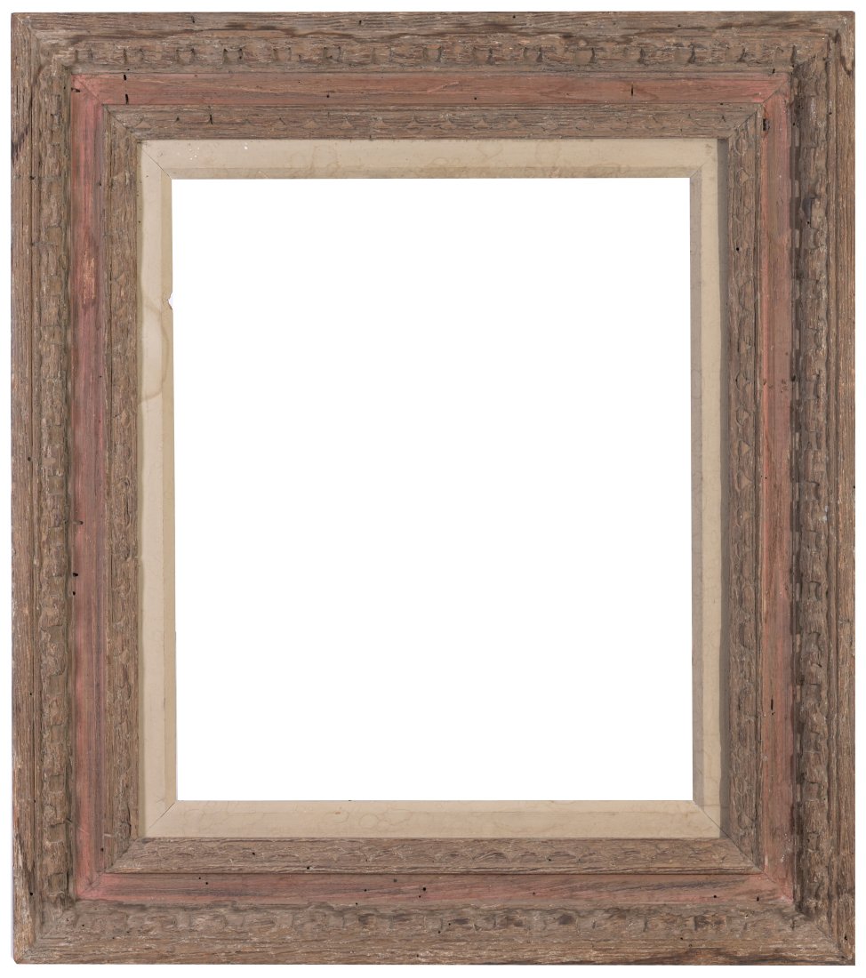Mid Century Heydenryk Frame: Mid Century Heydenryk Frame. label attached verso. Rabbet size: 18.5 x 16 inches.Overall framed size: 26 x 23 inches.
