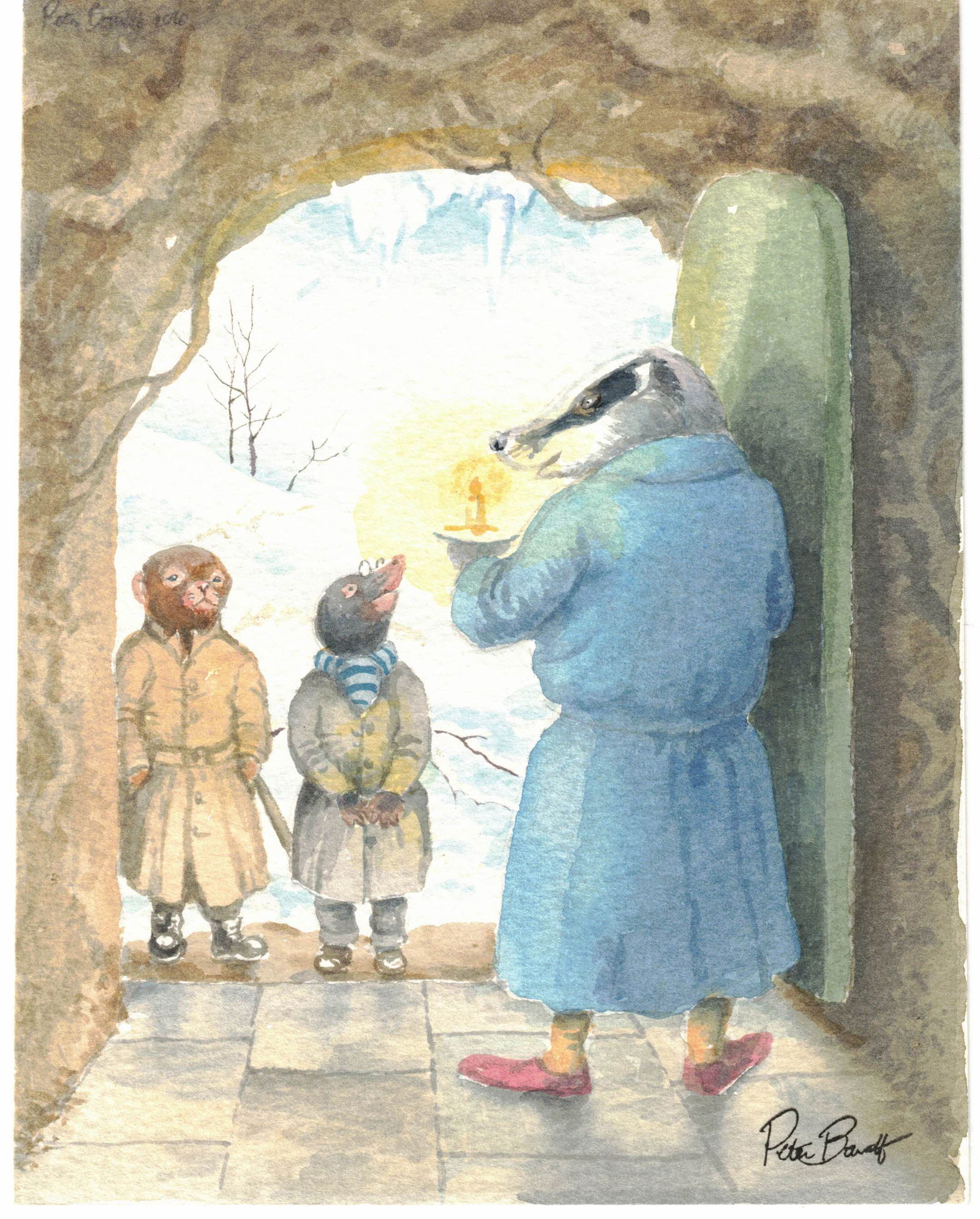 Peter Barrett (B. 1935) "Wind in the Willows" (1 of 2)