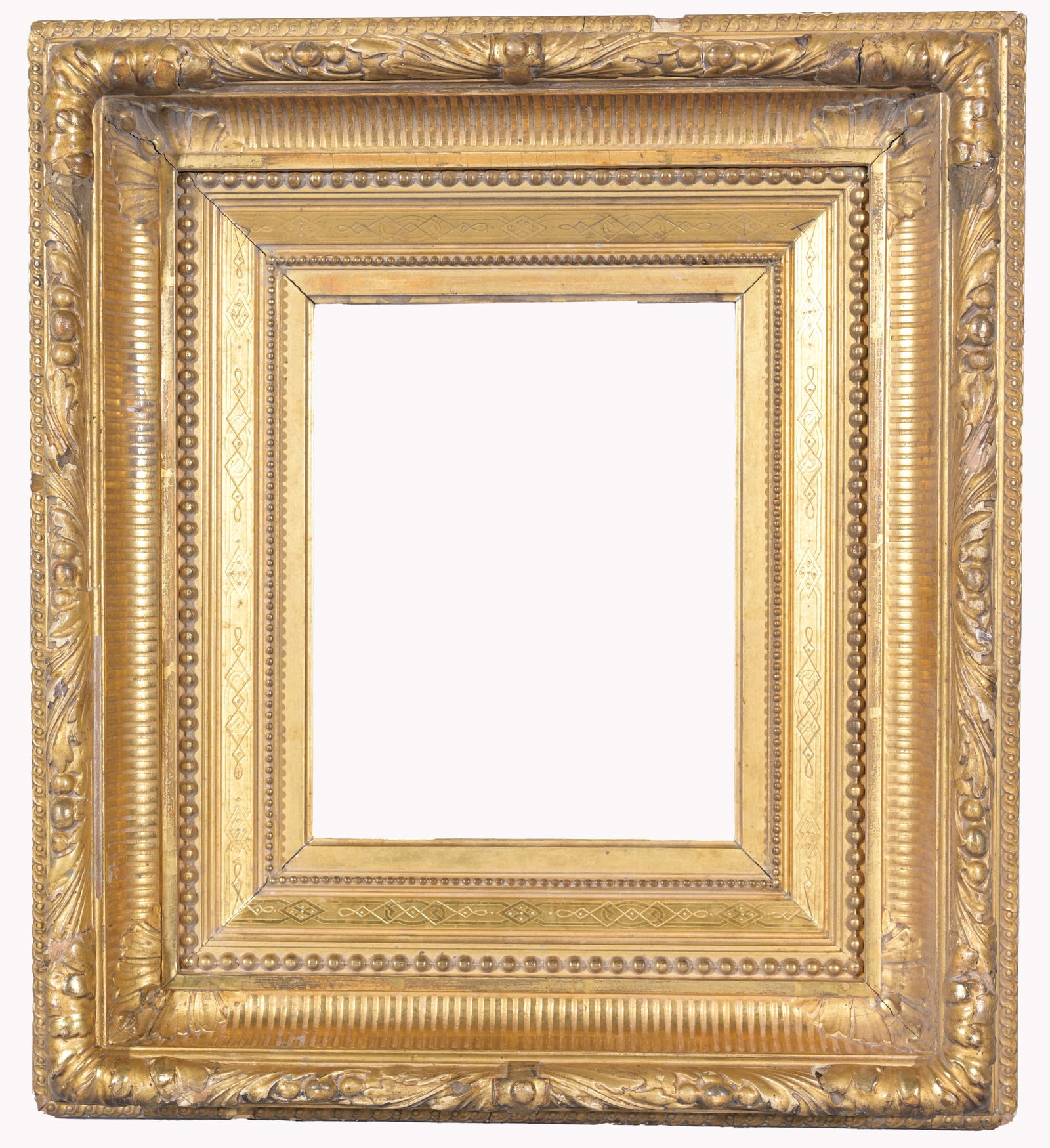 American 1870's Gilt/Wood Frame - 9 x 7 (1 of 7)