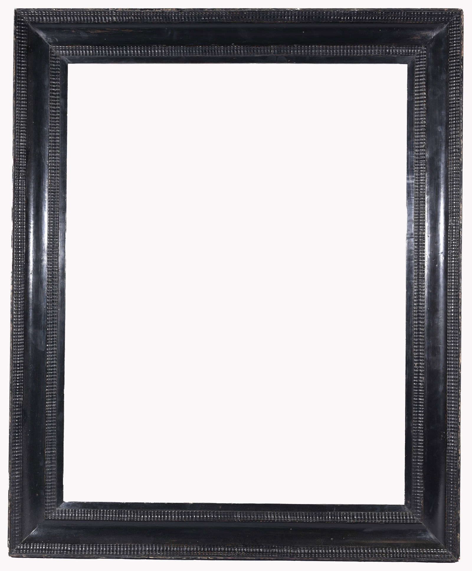 European 19th C. Ebonized Ripple Frame - 33.25 x 26 (1 of 8)