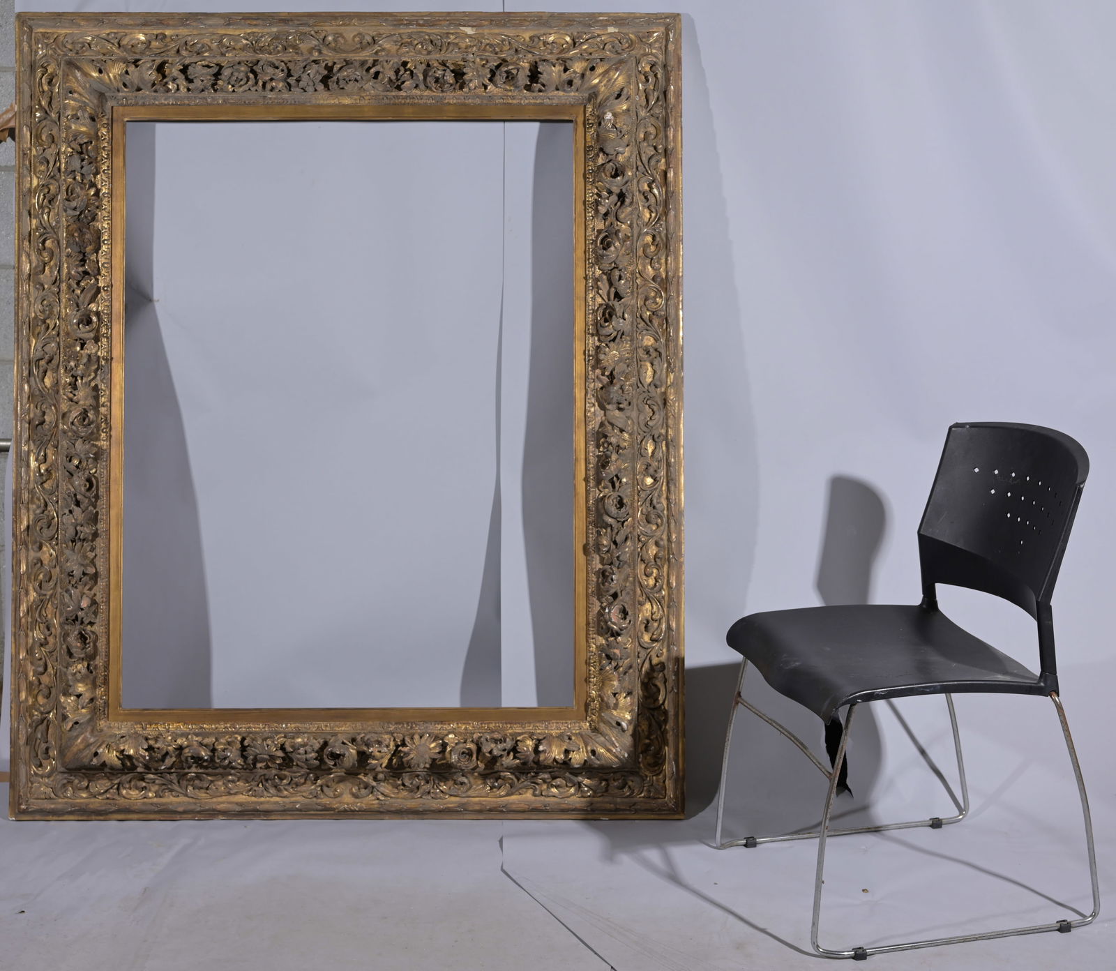 Large French 18th C. Carved Frame - 46.25 x 35.25 (1 of 9)