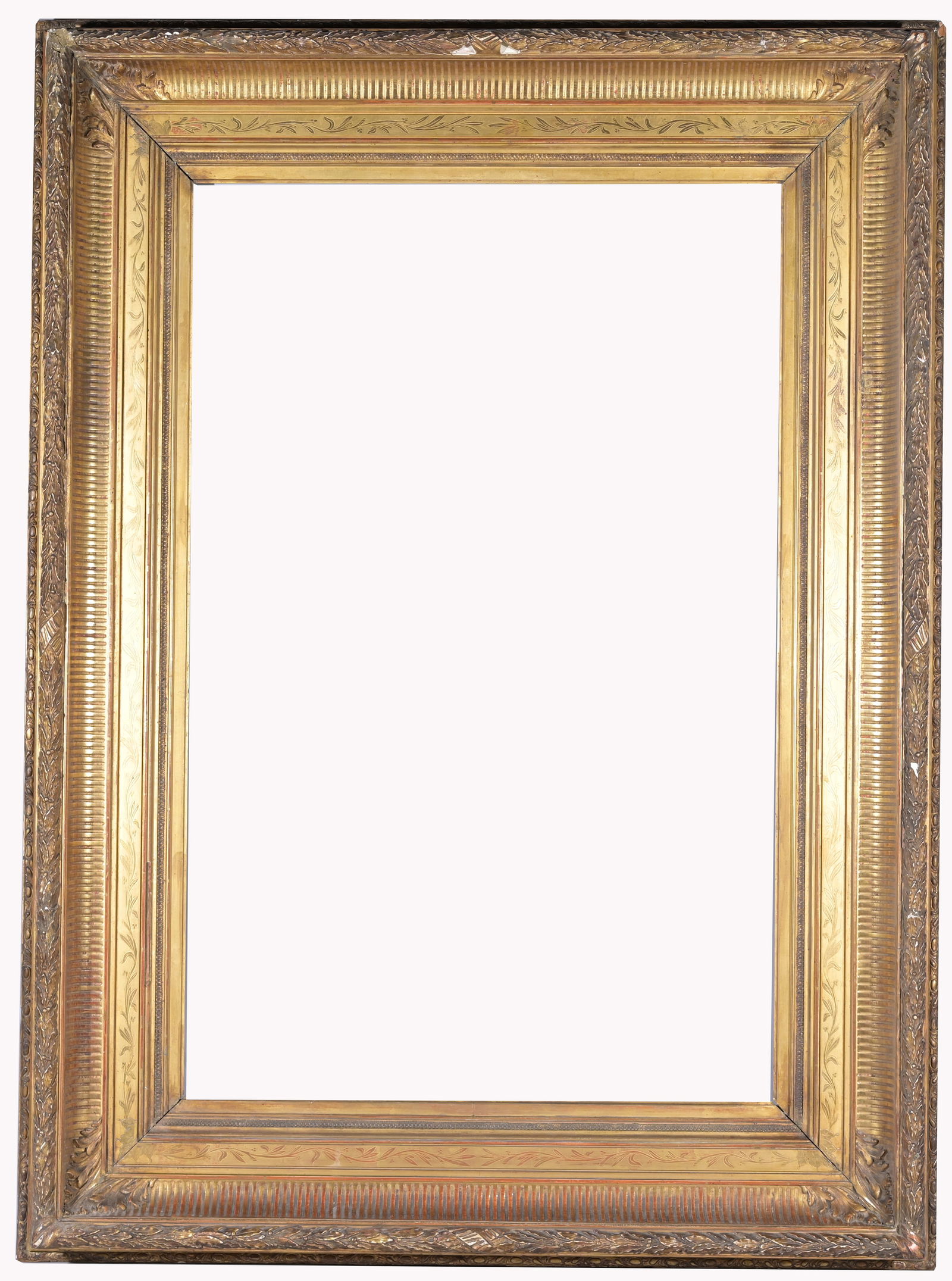 French 1870's Gilt Wood Frame - 38 x 24.5 (1 of 9)