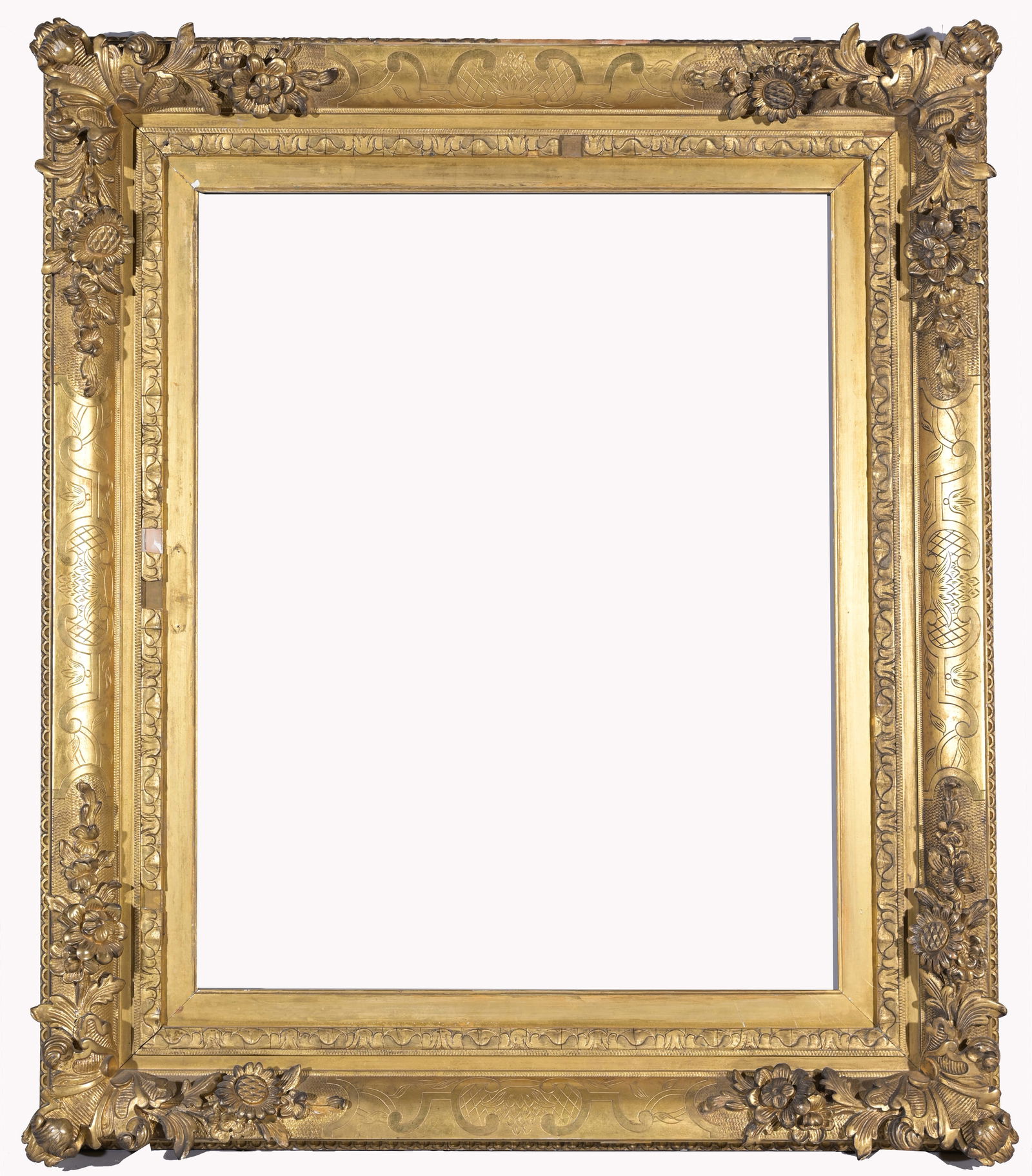 French 19th C. Gilt/Carved Frame - 26.25 x 20 (1 of 10)