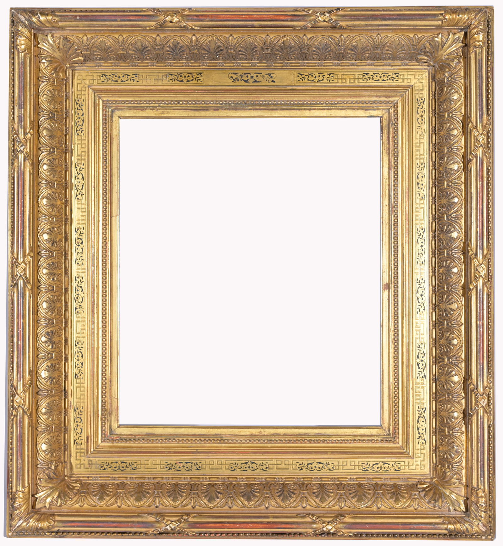 French c-1870's Gilt/Wood Frame - 13.75 x 11.75 (1 of 8)