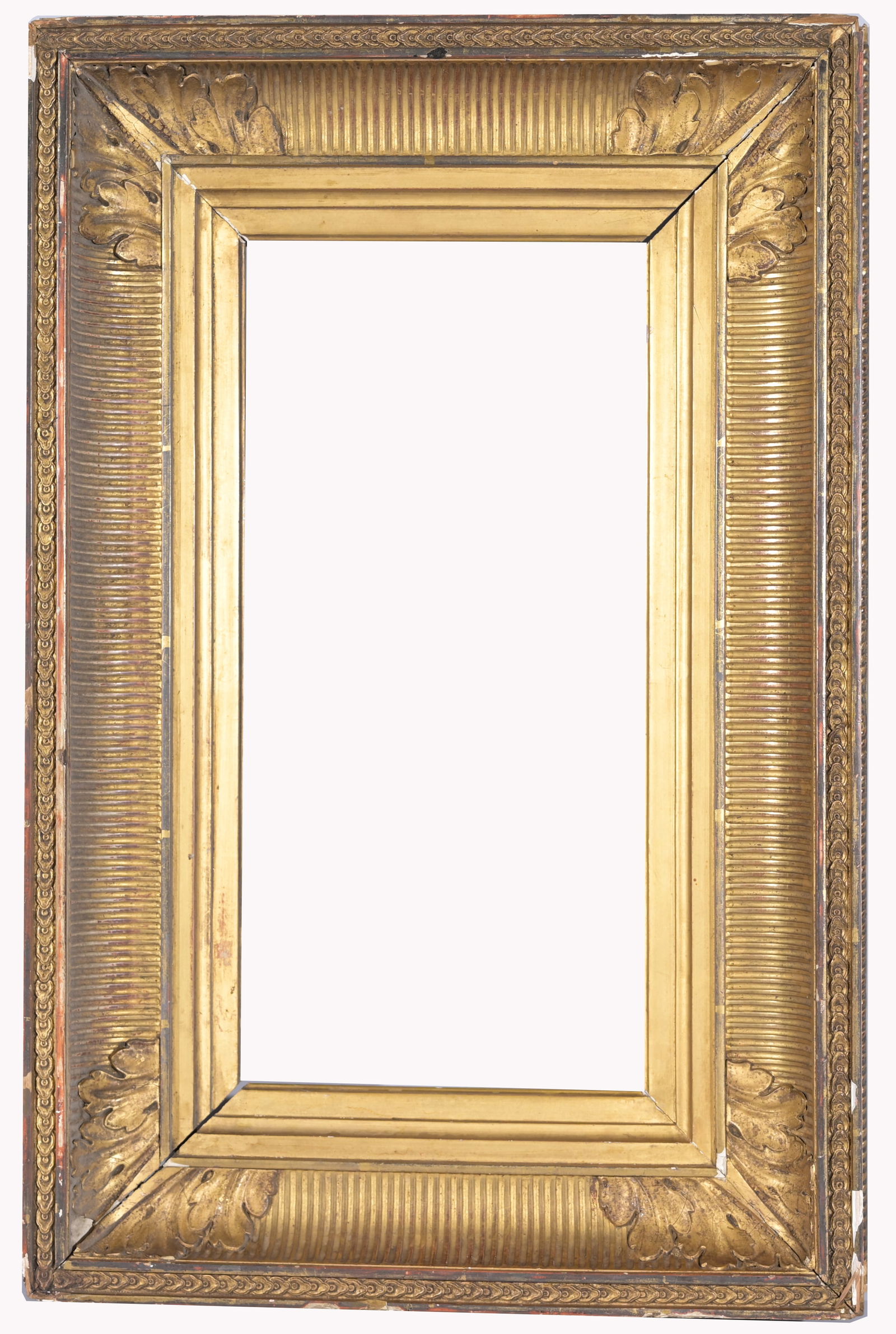 French 1870's Fluted Cove Frame - 15 x 7.5 (1 of 10)