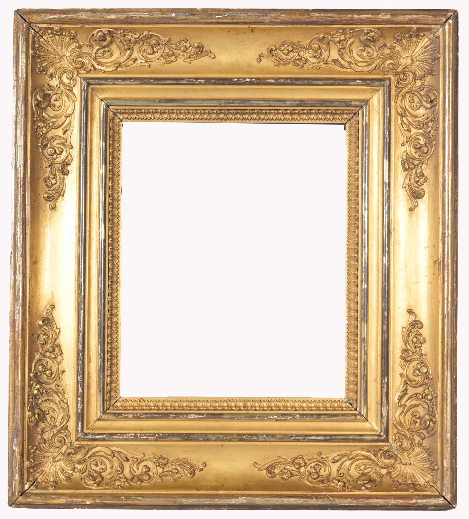 French 19th C. Gilt/Wood Frame - 12.75 x 10.5 (1 of 8)