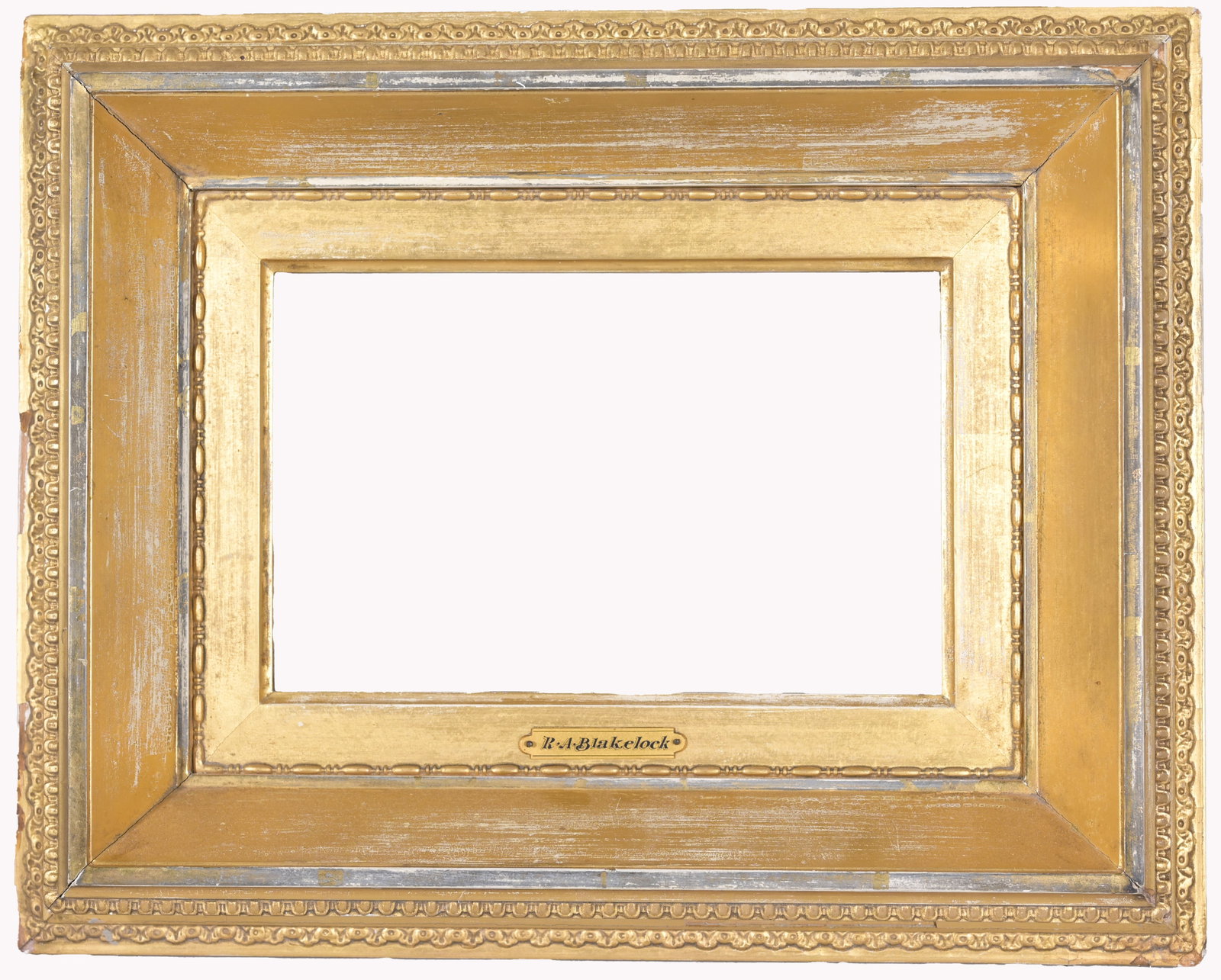 American 1880's Blakelock Frame - 5.75 x 8.75: American 1880's Blakelock Frame. Retail Gallery Price: $ 54,600 Rabbet Size: 5.75 x 8.75 in. Sight Size: 5 1/8 x 8 1/8 in. Overall Framed Size: 12 x 14.5 in. (07-148) Provenance: The Historic Period F