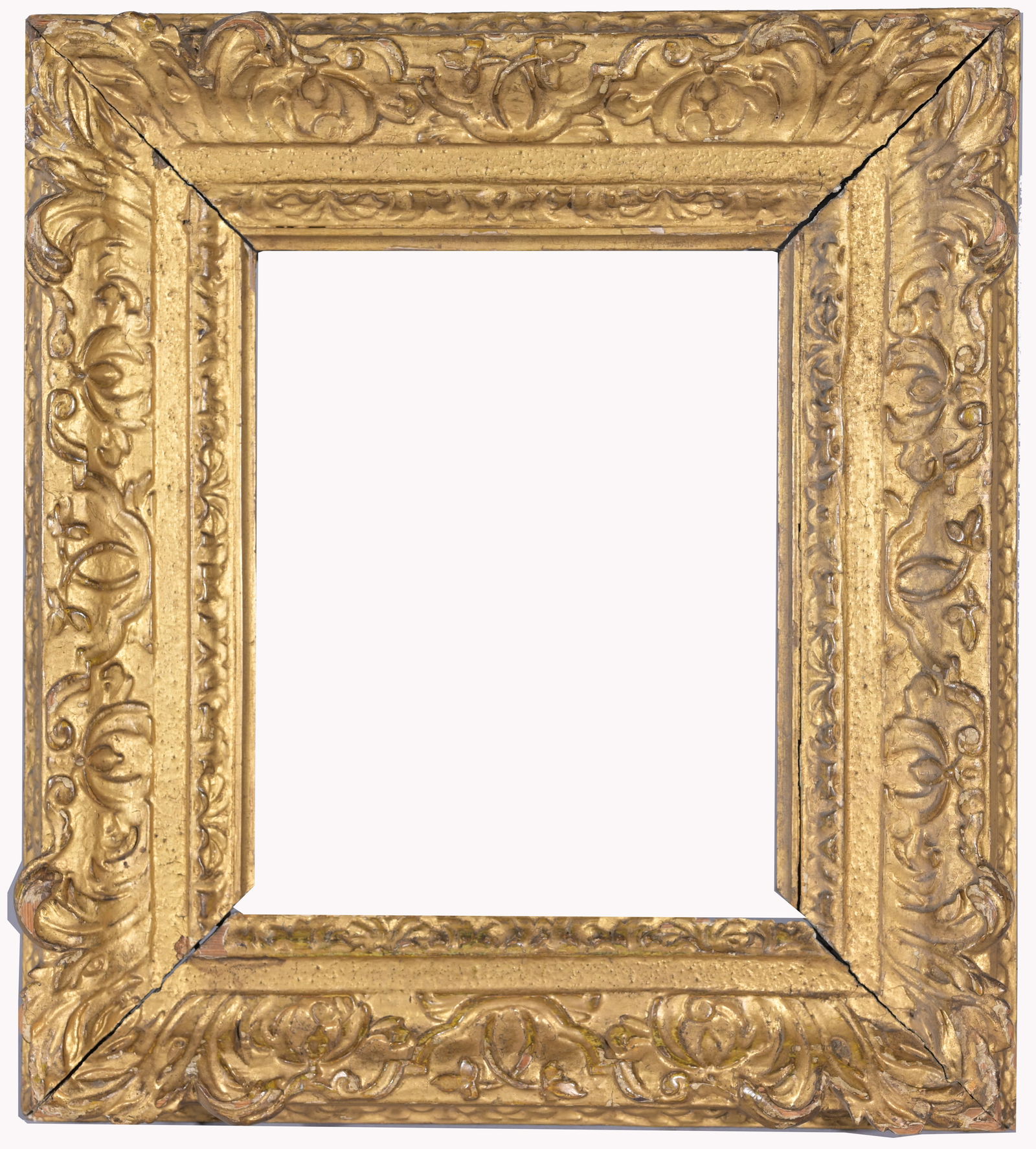English 18th C. Gilt/Wood Frame - 9 x 7 1/8 (1 of 5)