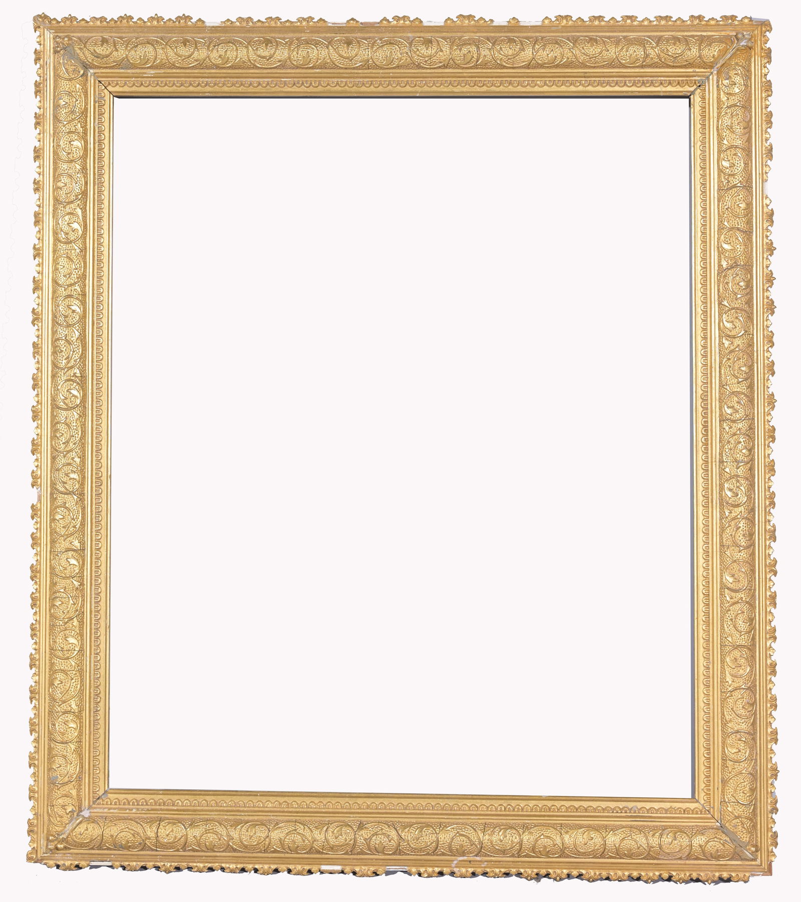 English 1870's Gilt/Wood Frame - 13 x 10.5: English 1870's Gilt/Wood Frame. Retail Gallery Price: $ 36,400 Rabbet Size: 13 x 10.5 in. Sight Size: 12 x 10 in. Overall Framed Size: 14.5 x 13 in. (05-072) Provenance: The Historic Period Frame Coll