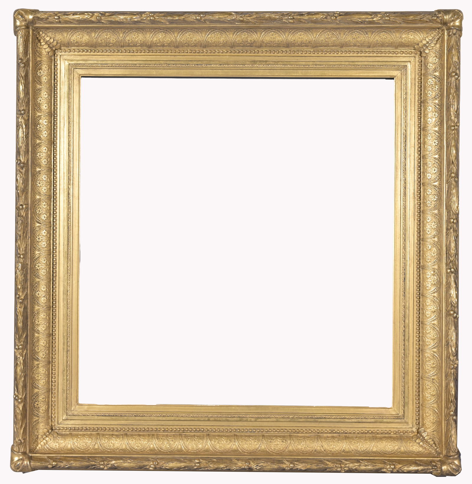 American 1870's Gilt/Wood Frame - 21 x 20 (1 of 8)