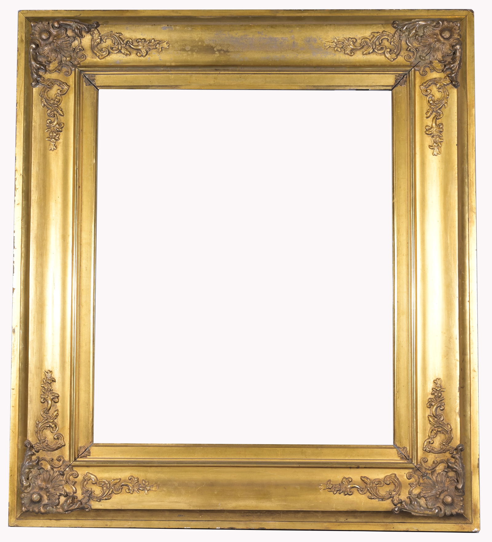 American 1830's Gilt/Wood Frame - 31 x 26: American 1830's Gilt/Wood Frame. Retail Gallery Price: $ 84,500 Rabbet Size: 31 x 26 in. Sight Size: 29.25 x 24.5 in. Overall Framed Size: 43 x 38 in. (08-041) Provenance: The Historic Period Frame Co
