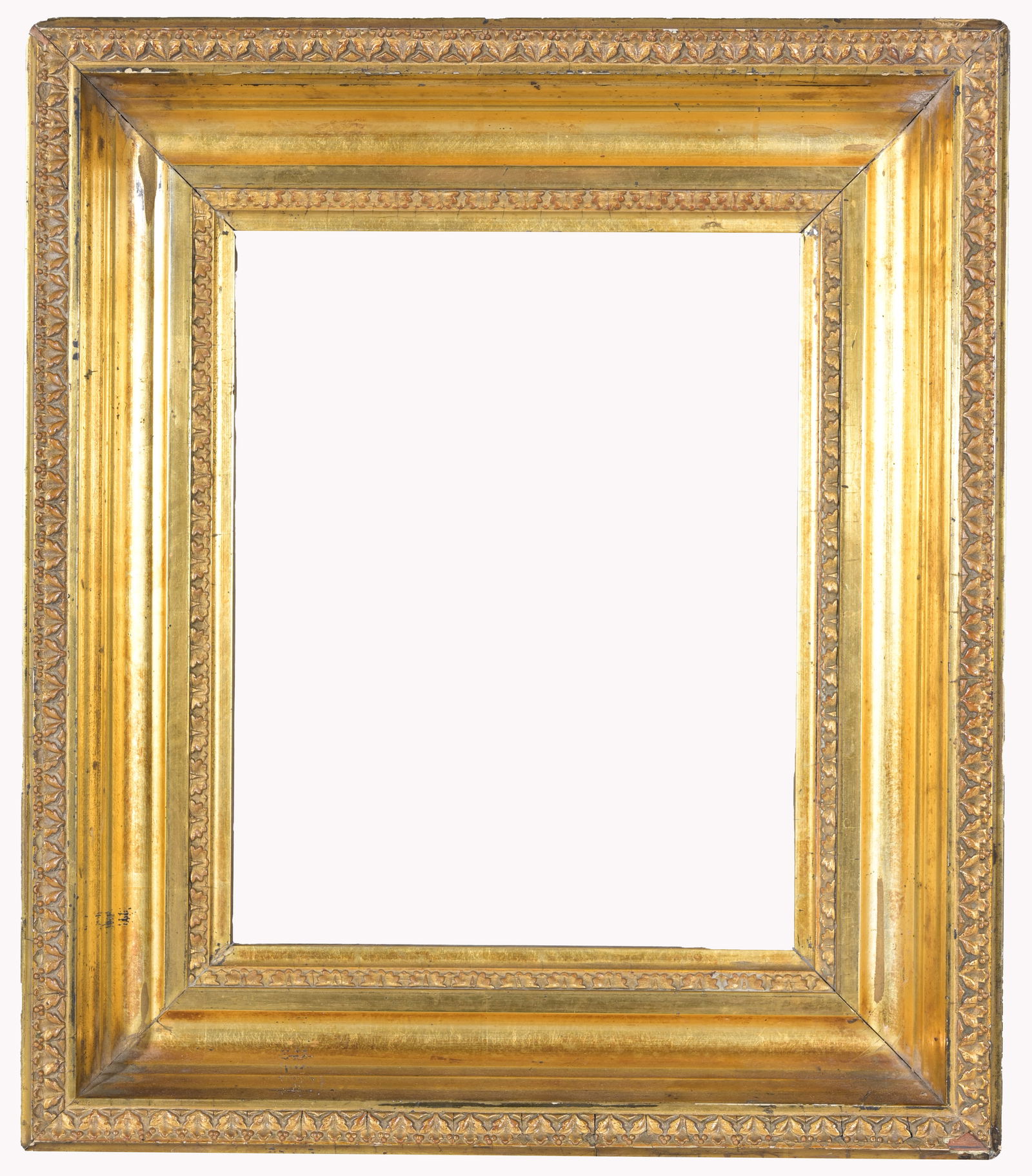 American 1880's Gilt/Wood Frame - 10 1/8 x 8 1/8: American 1880's Gilt/Wood Frame. Retail Gallery Price: $ 36,400 Rabbet Size: 10 1/8 x 8 1/8 in. Sight Size: 9 3/8 x 7 3/8 in. Overall Framed Size: 14.5 x 12.5 in. (03-012) Provenance: The Historic Per