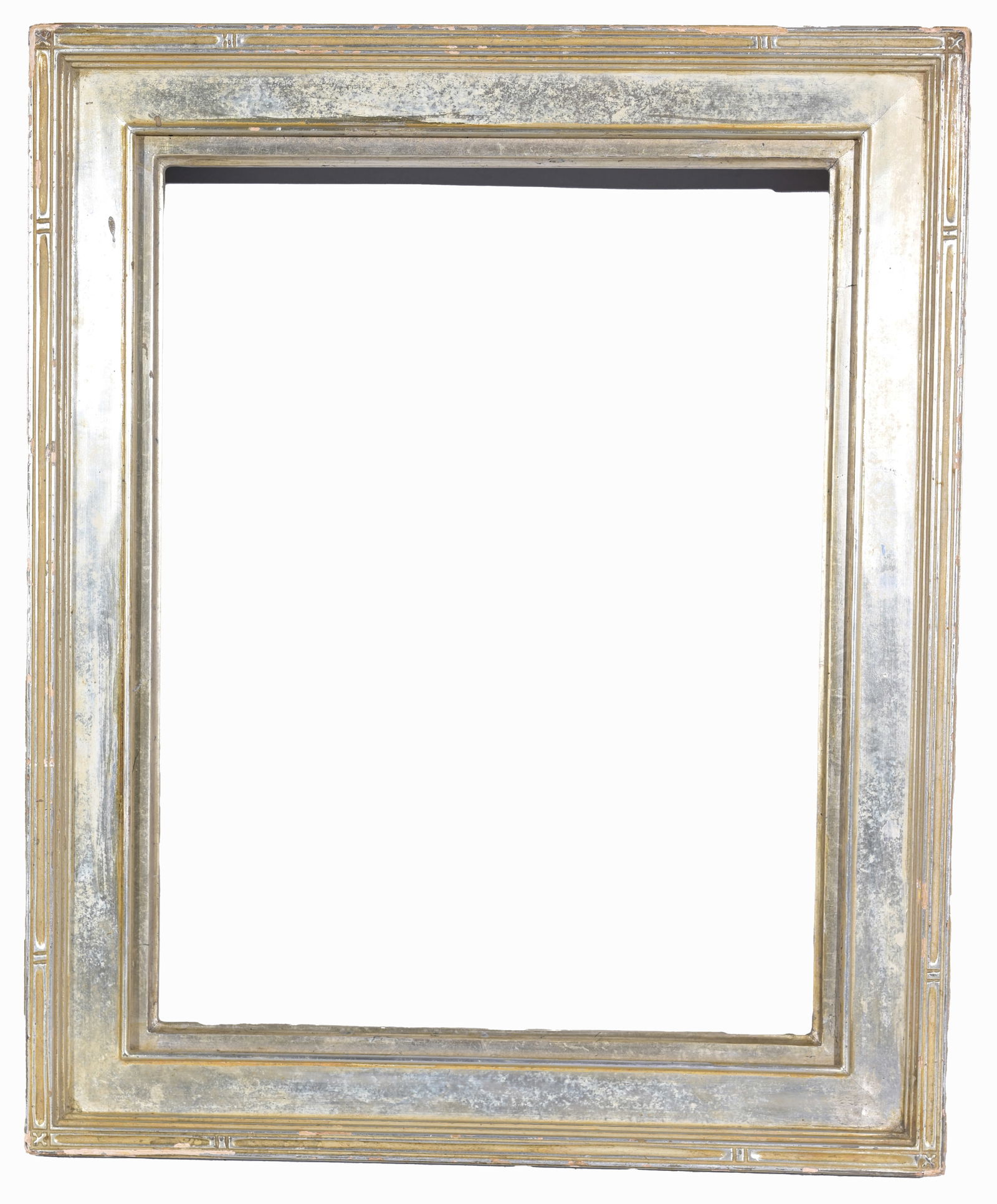 American 1910's Silver Leaf Frame - 13.5 x 10.5 (1 of 7)