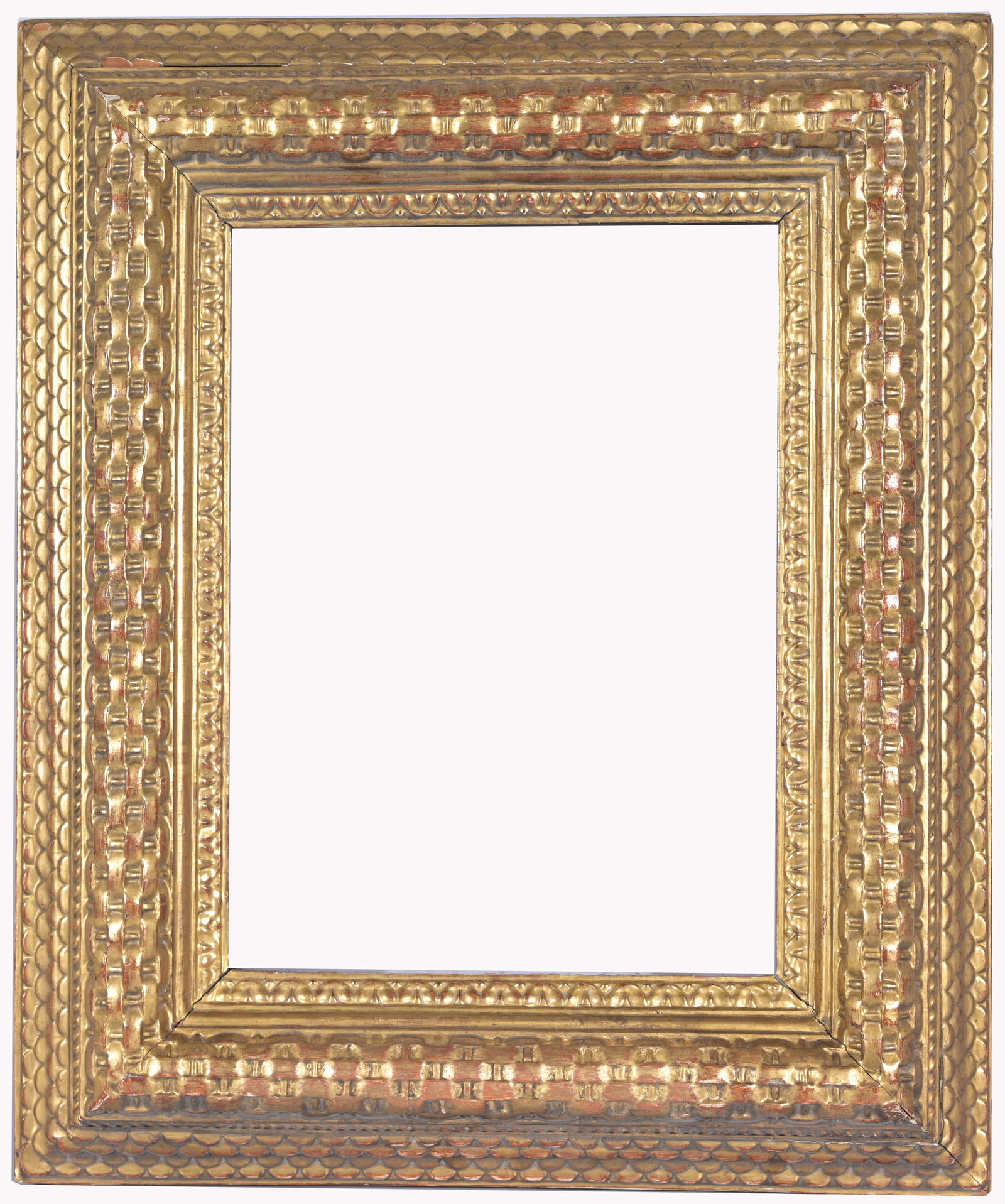 European 19th C. Basket Weave Frame - 14.5 x 10.5 (1 of 7)