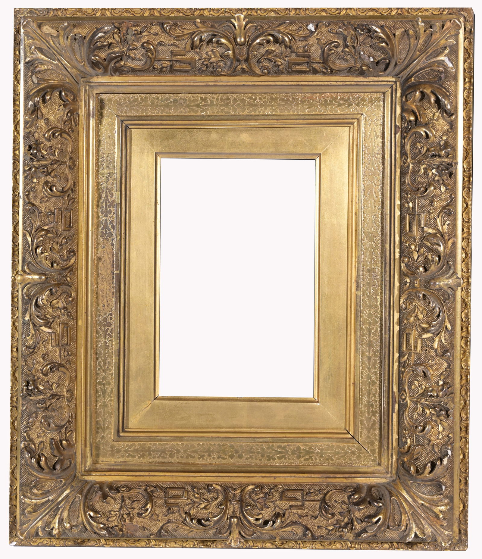 German 19th C. Gilt Frame - 9 x 6 1/8 (1 of 8)