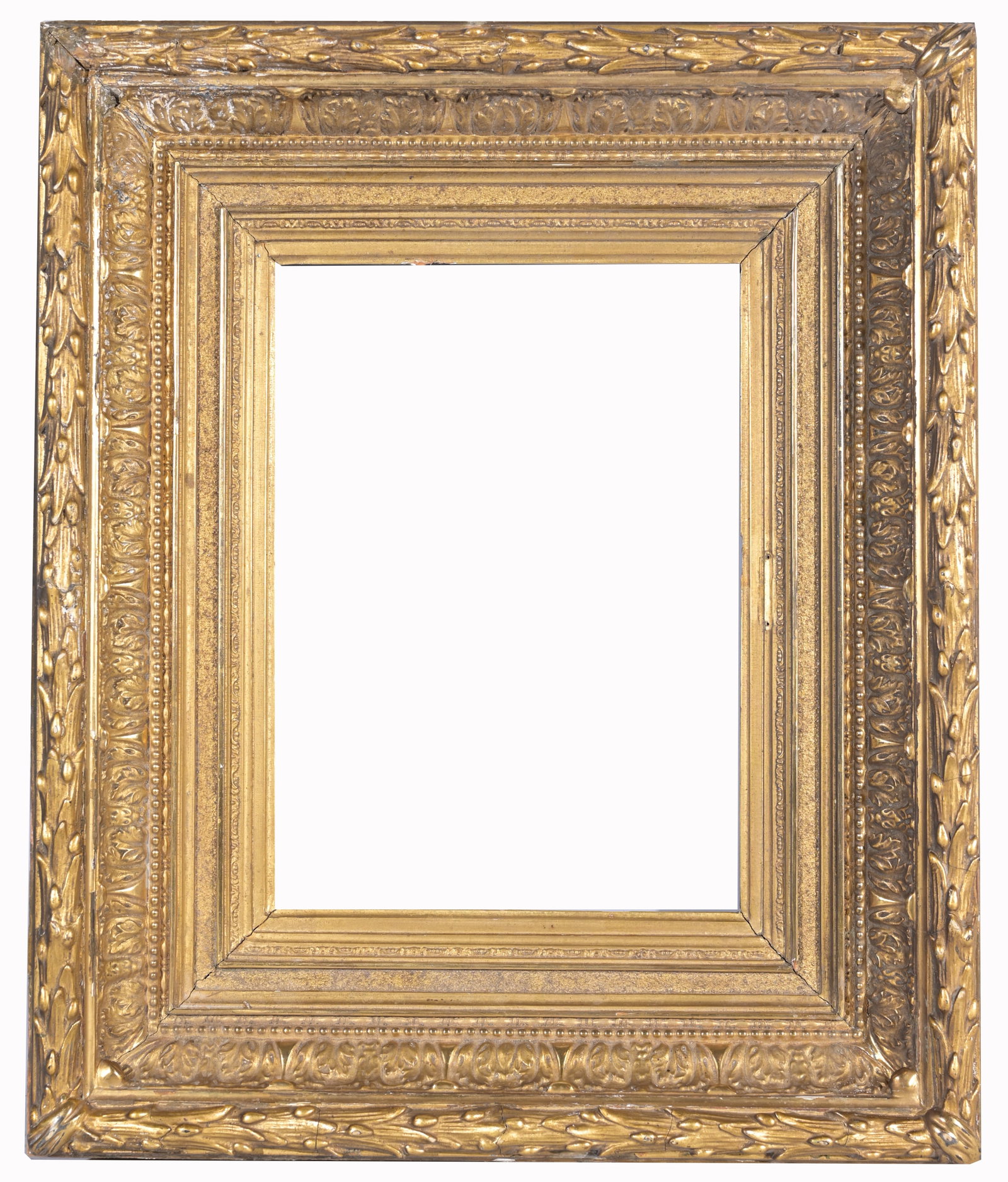 German 1870's Gilt/Wood Frame - 14 x 10.5: German 1870's Gilt/Wood Frame Retail Gallery Price: $ 45,500 Rabbet Size: 14 x 10.5 in. Sight Size: 13 3/8 x 9.5 in. Overall Framed Size: 23 x 20 in. (89-178) Provenance: The Historic Period Frame Col