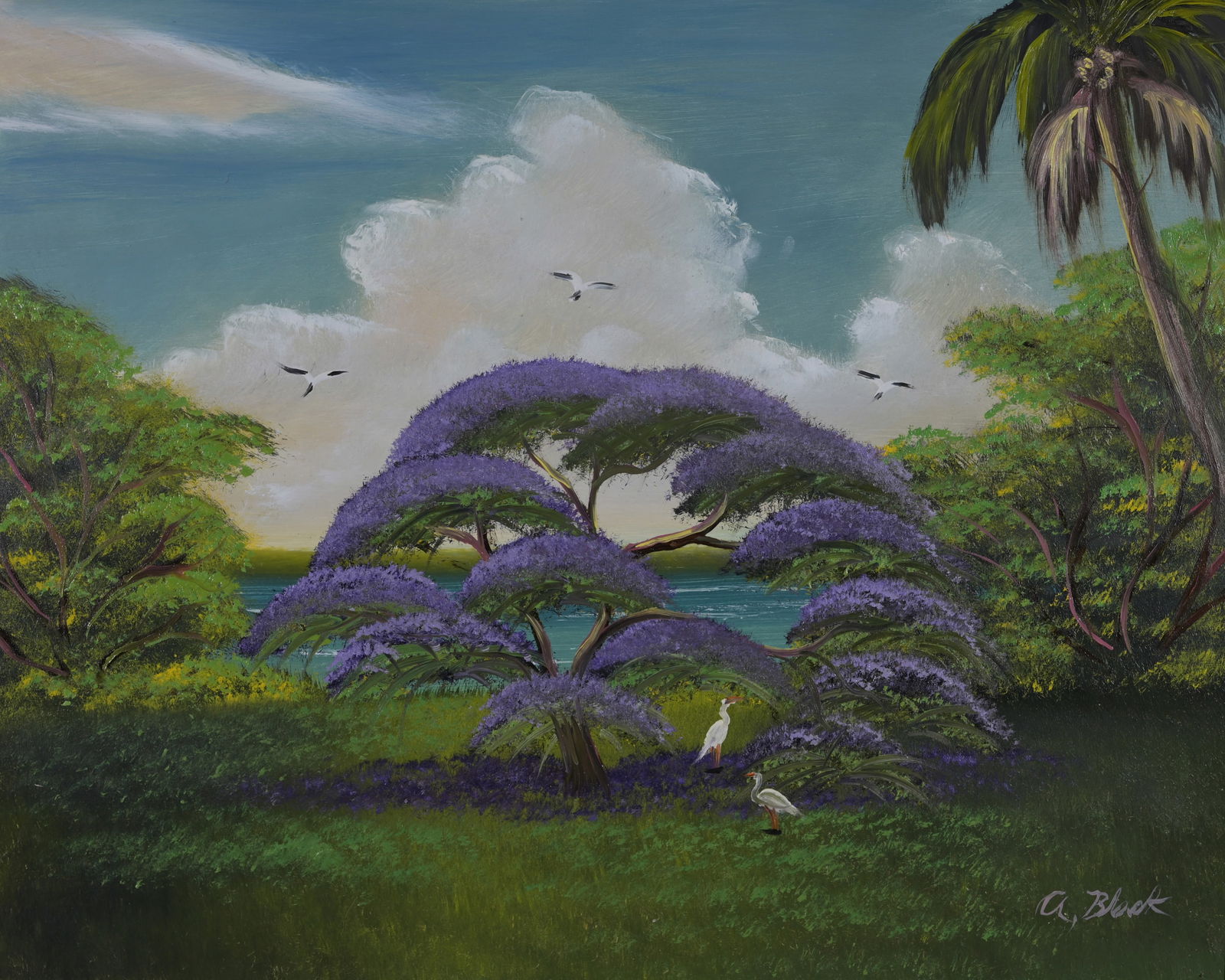 Al Black (B. 1947) Florida Highwayman (1 of 6)