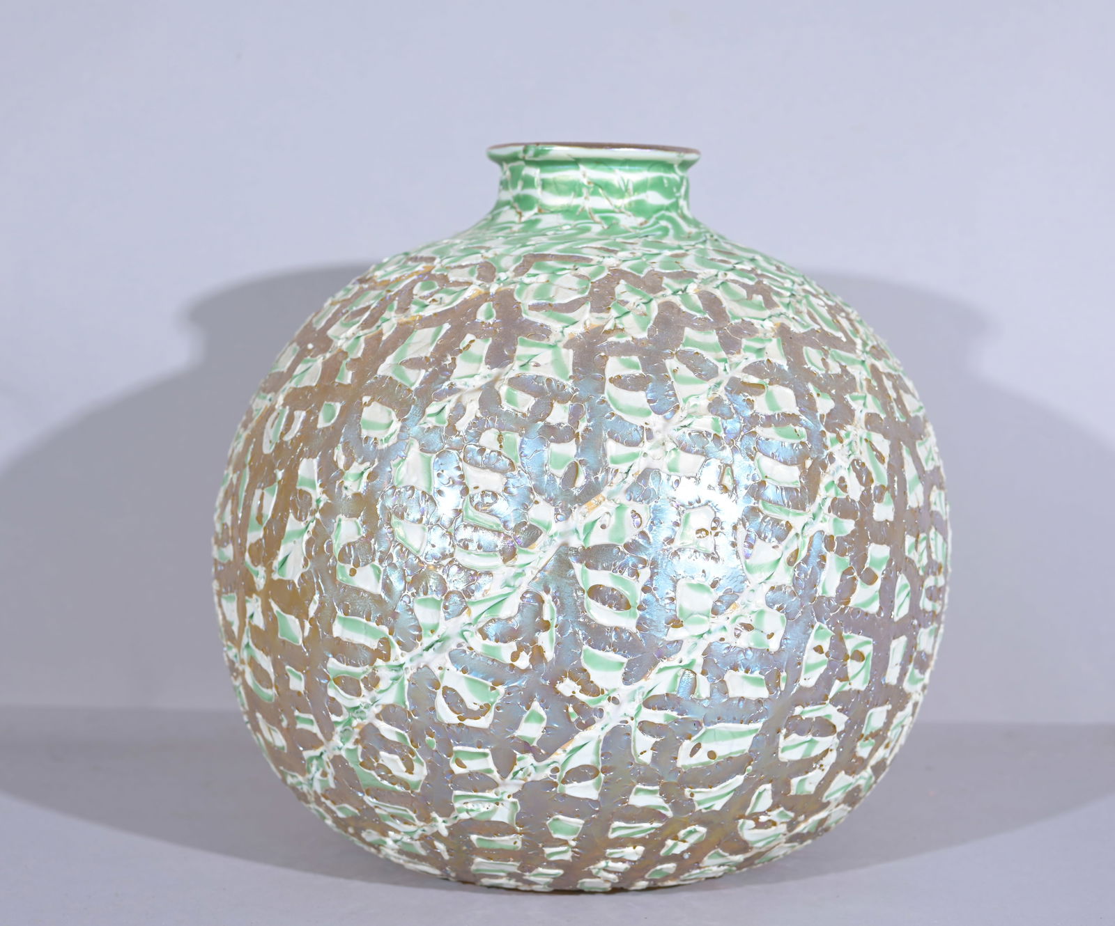 Durand Moorish Crackle Glass Vase (1 of 5)