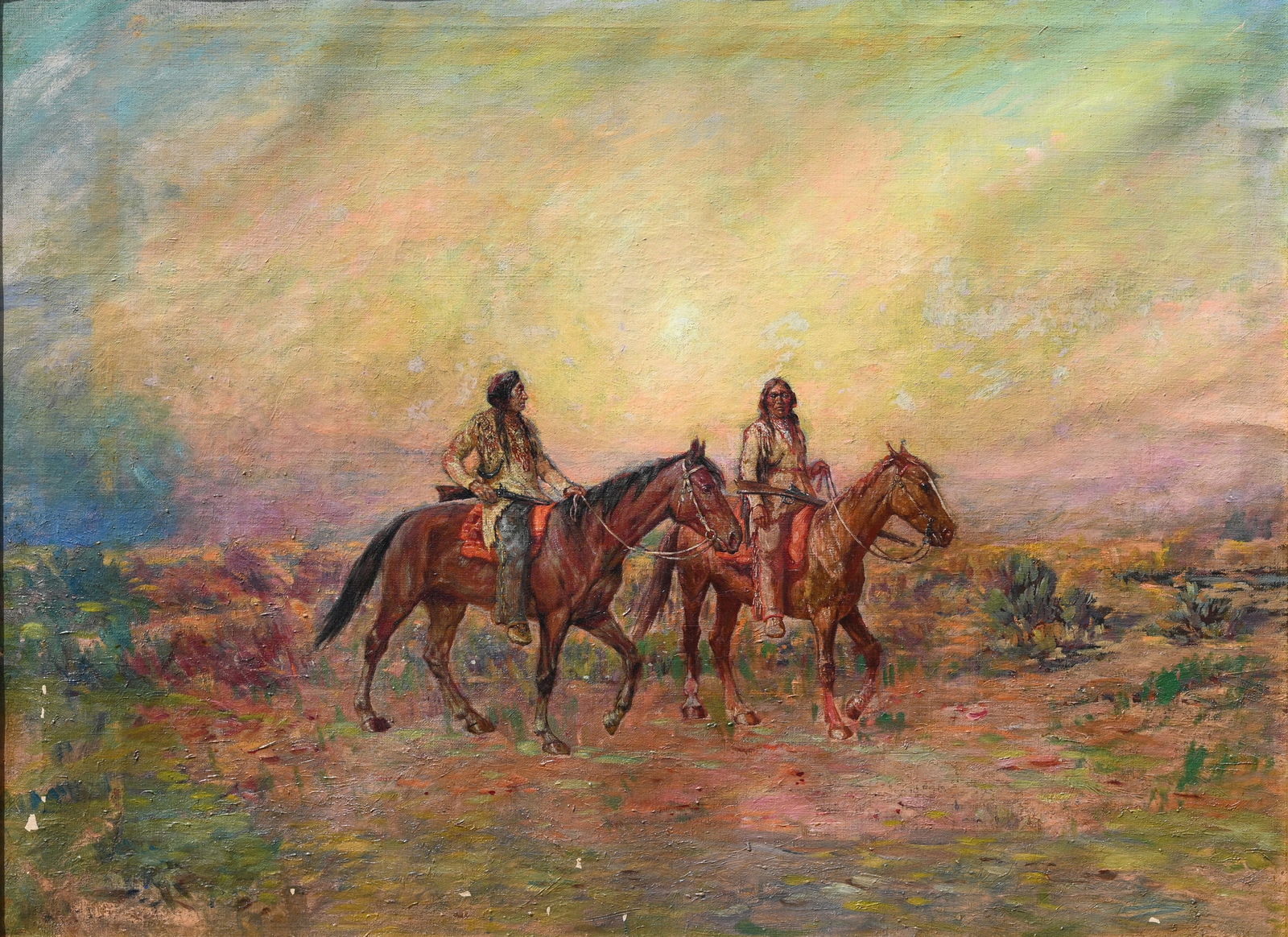 Henry Raschen (1854 - 1937) "Red Cloud, Sioux" (1 of 6)