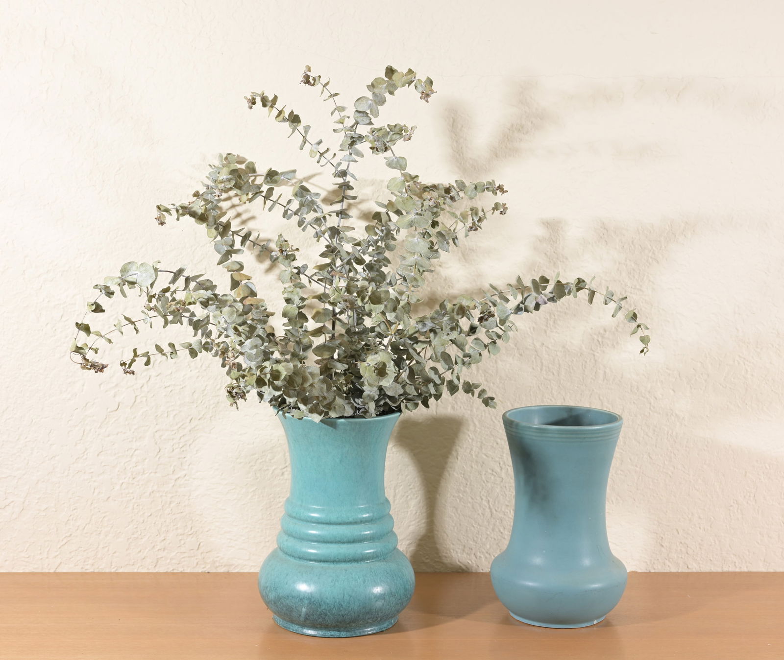 (2) Assorted Art Pottery Vases (1 of 6)