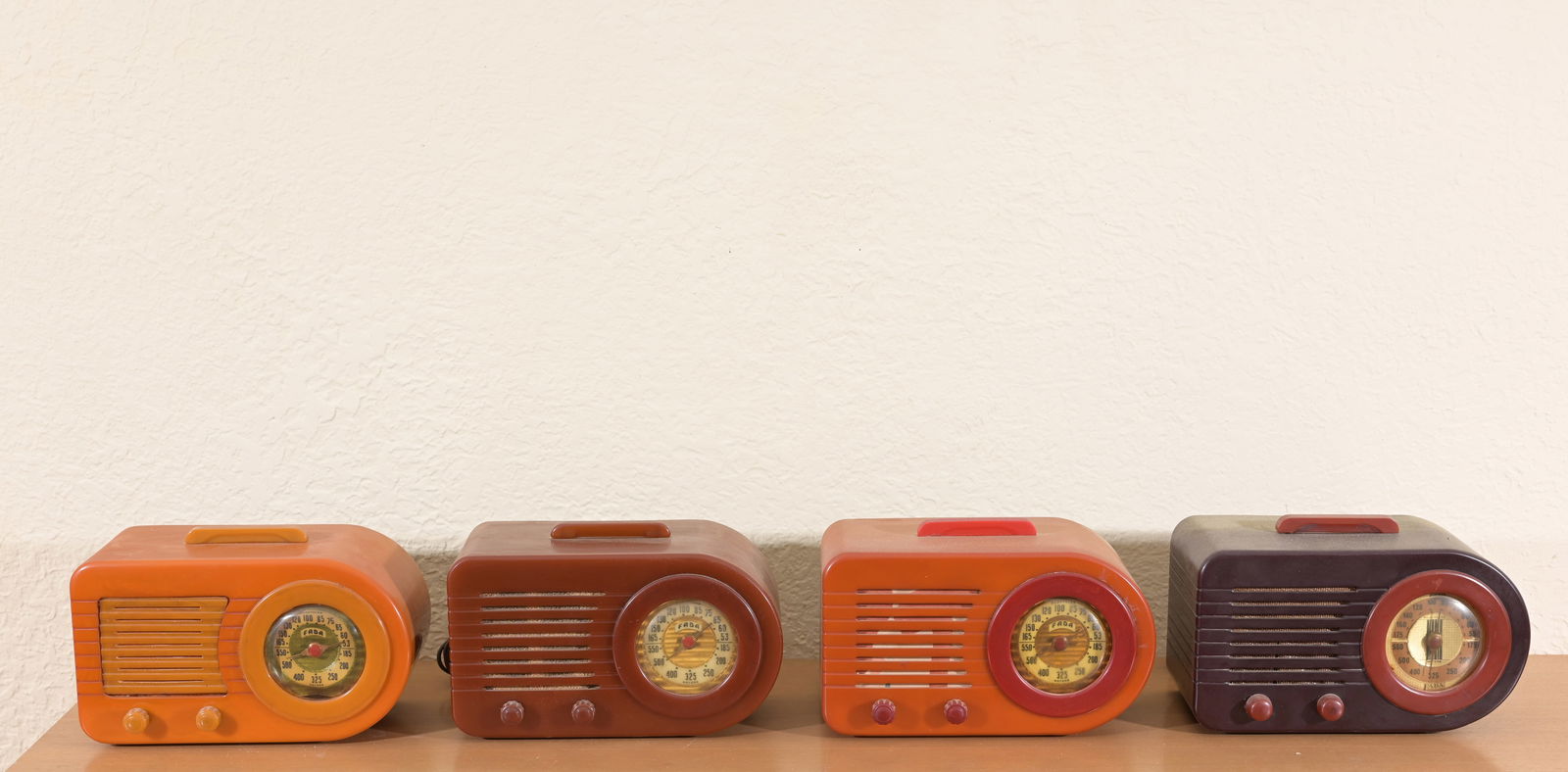 (4) Mid Century Bakelite Fada Radios (1 of 14)