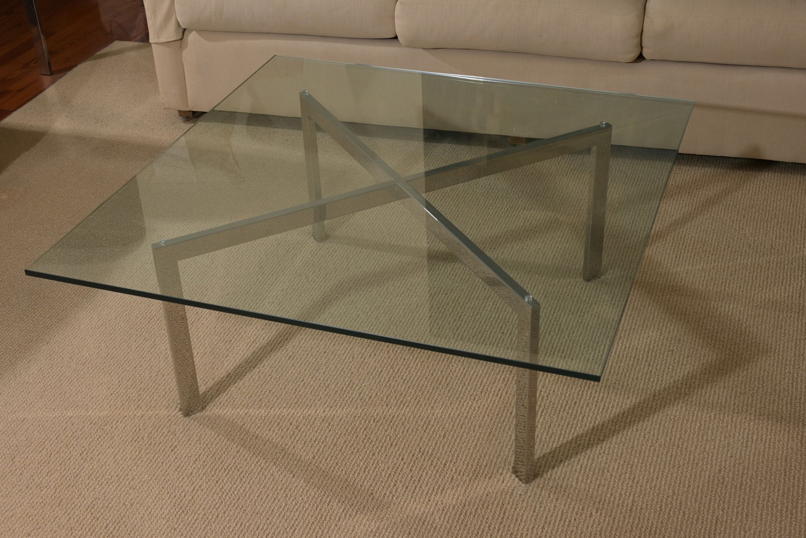 MIES VAN DER ROHE BRUETON BARCELONA COFFEE TABLE (1 of 4)