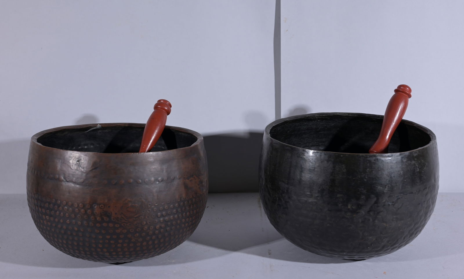 (2) Antique Japanese Bronze Temple Gongs (1 of 2)