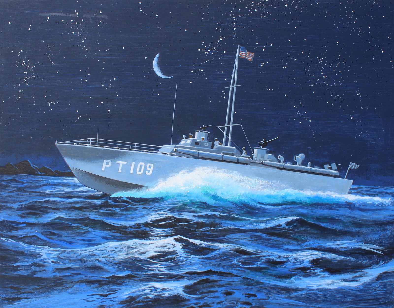 Dean Ellis (1920 - 2009) "JFK / PT109" (1 of 5)