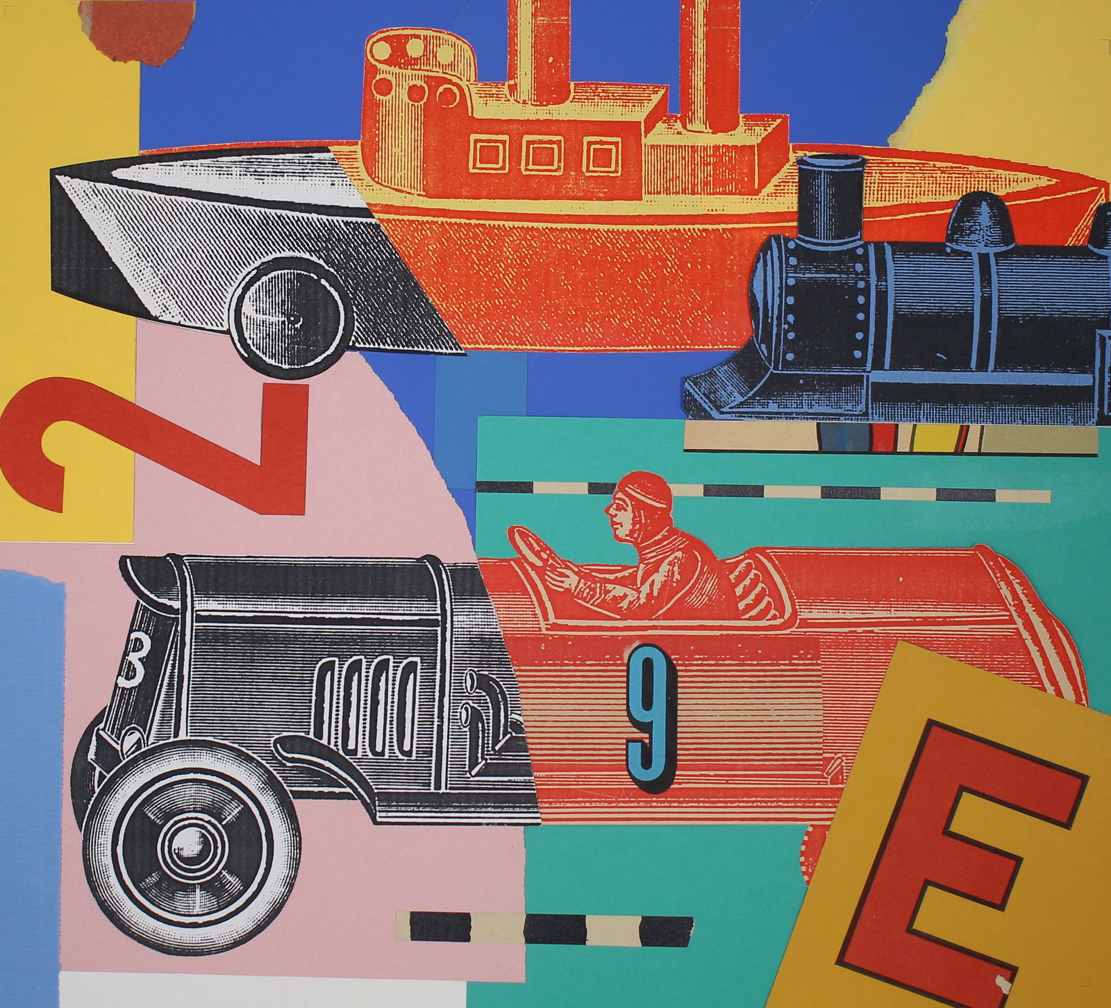 Dan Fern (B. 1945) "Toys That Go" (1 of 3)