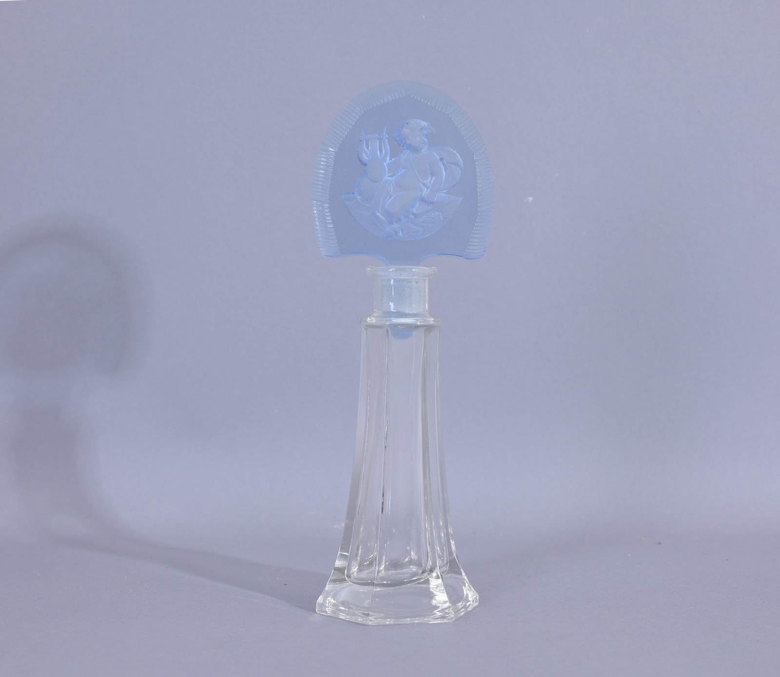 Vintage Czech Glass Perfume Bottle (1 of 6)