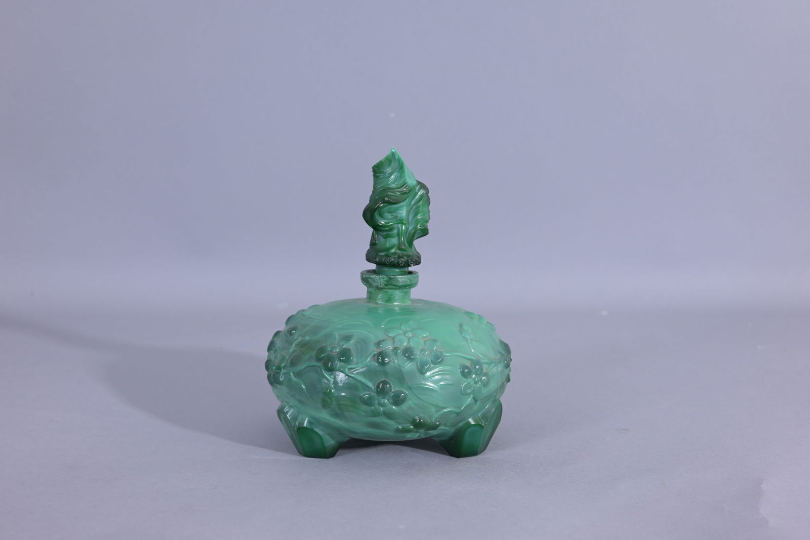 Czech - Possibly Ingrid Hoffman malachite perfume (1 of 6)