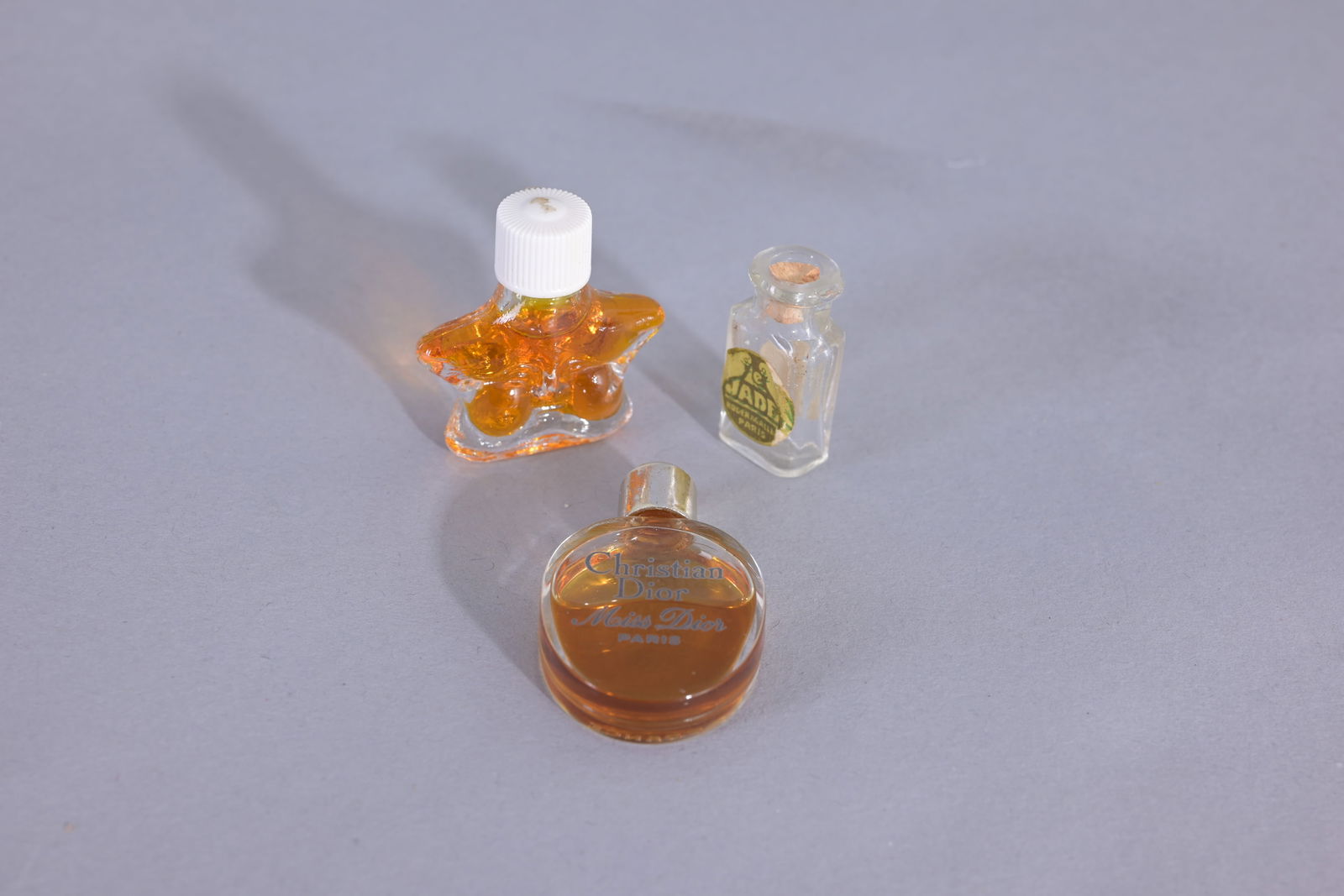 (3) Assorted Vintage Glass Perfume Bottles (1 of 4)