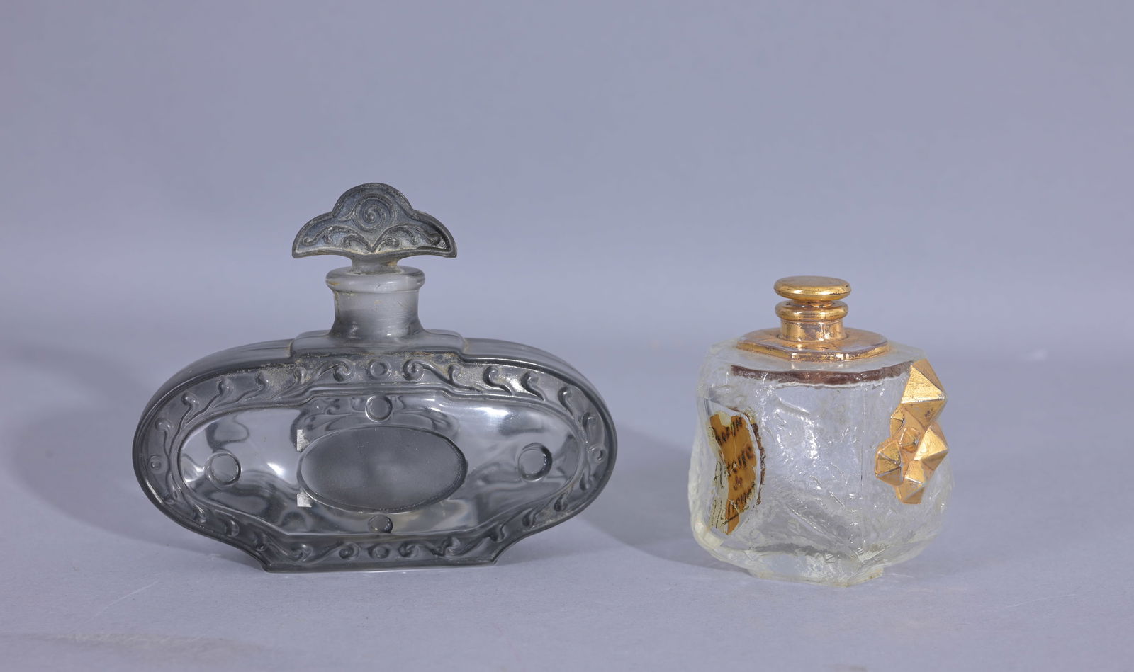 (2) Assorted Vintage Glass Perfume Bottles (1 of 4)