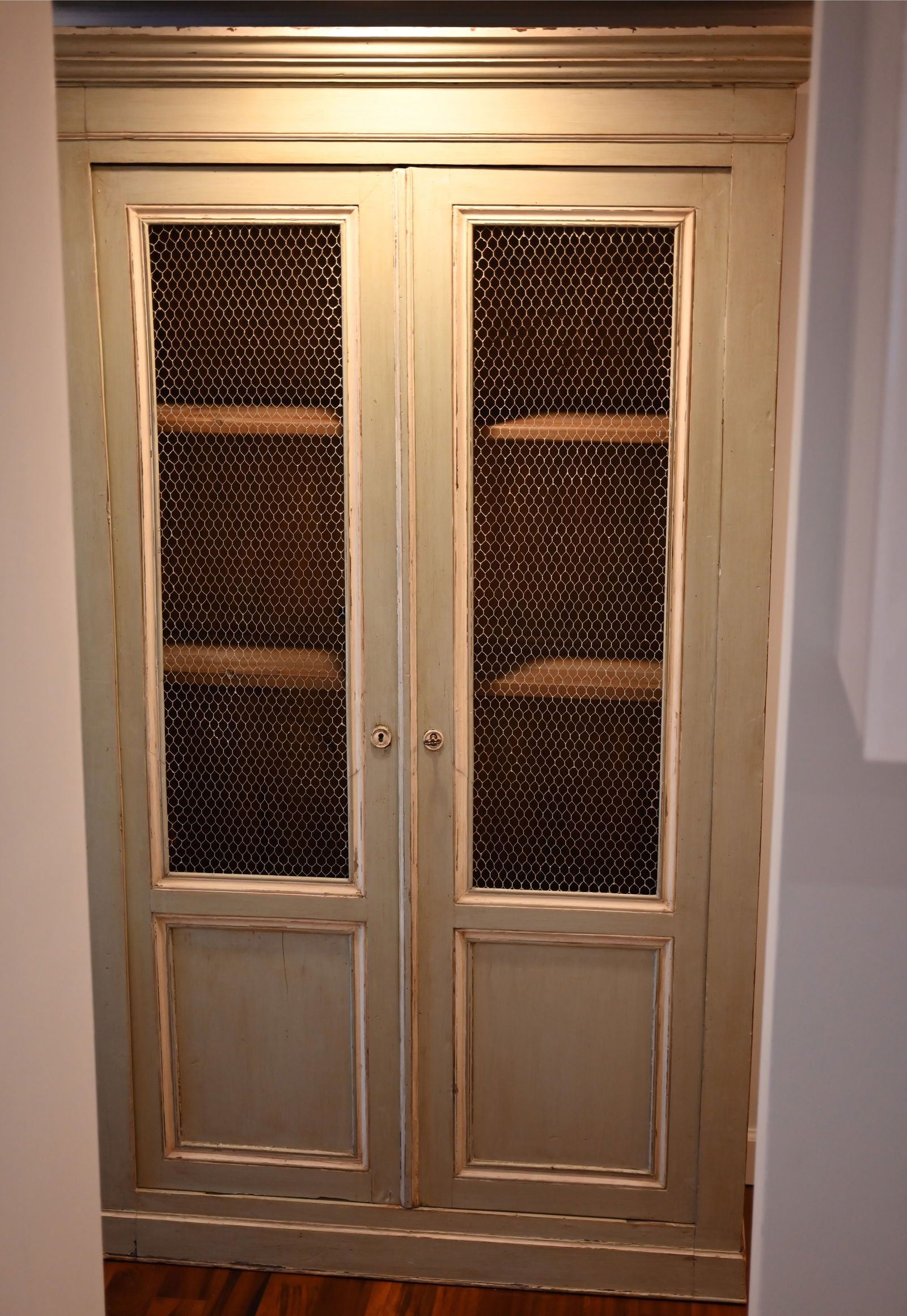 19th C. French Painted Armoire (1 of 11)