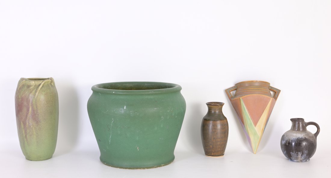 (5) Assorted Mid Century Pottery, Signed (1 of 18)