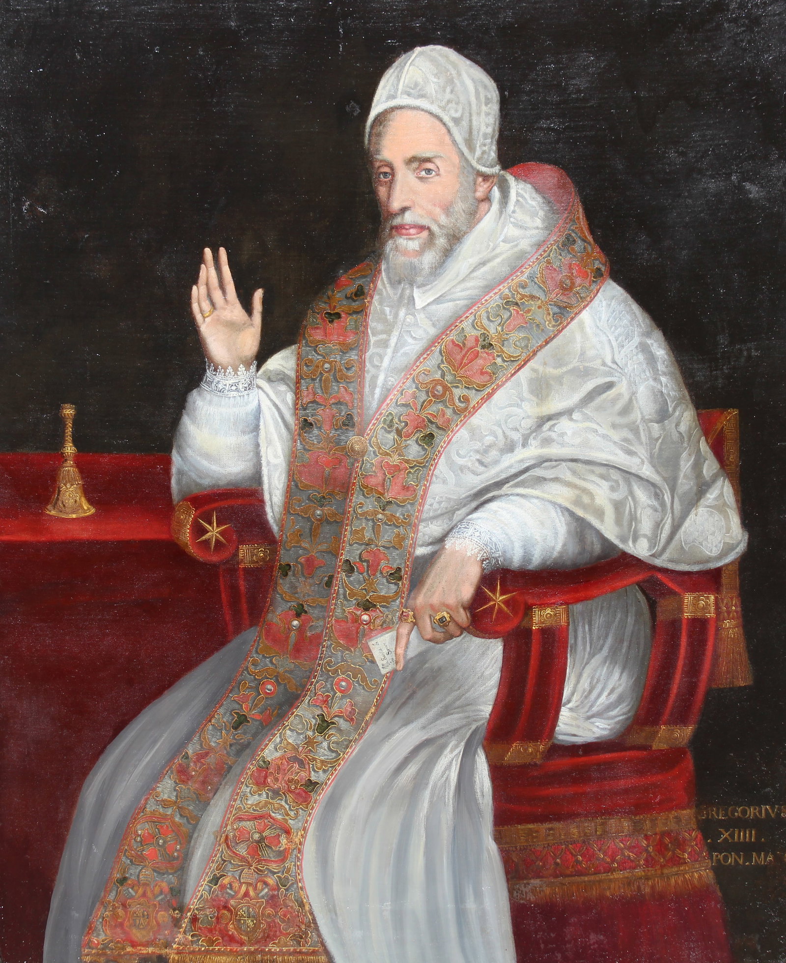 17th/18th C. Italian School Portrait of Pope (1 of 4)