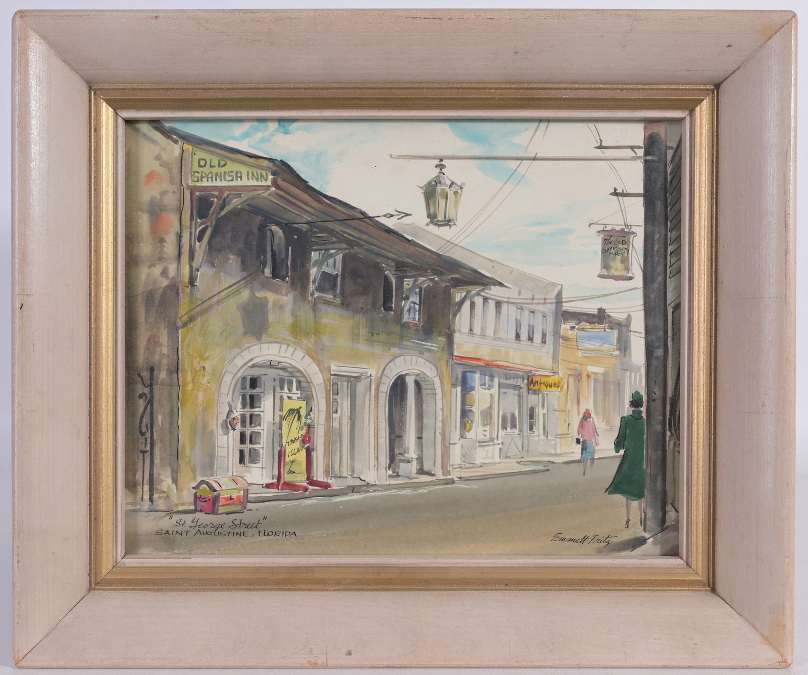 Emmett Fritz (1917 - 1995) "St. George Street" FL (1 of 4)