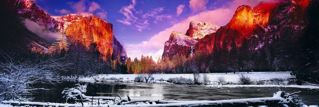 Peter Lik (B. 1959) "Icy Waters" (1 of 3)